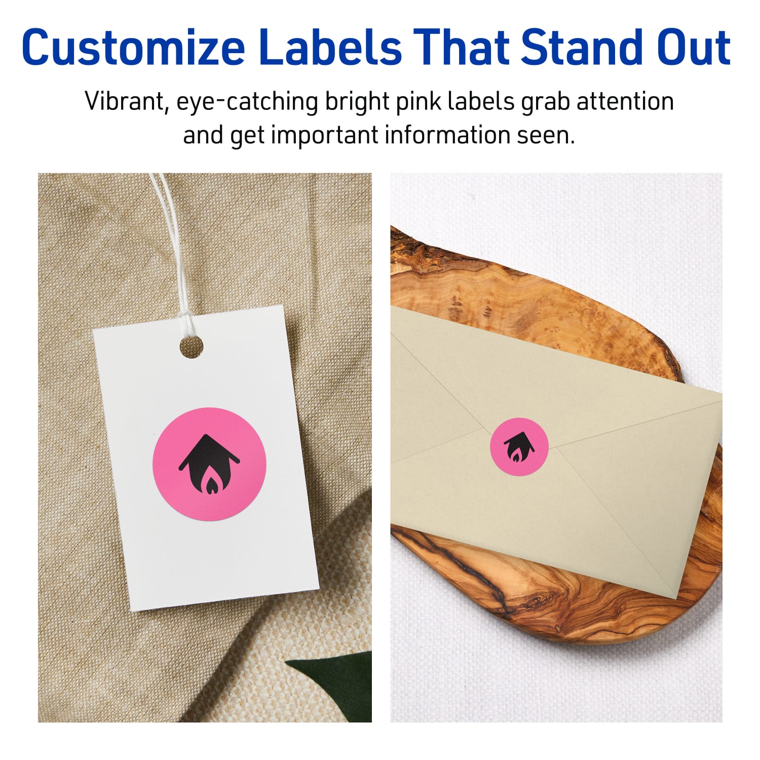Avery Print-To-The-Edge Labels With Sure Feed Technology And Easy Peel Label Feature, 94504-BPP10, Round, 3/4in, Matte Bright Pink, Pack of 800 - Image 4