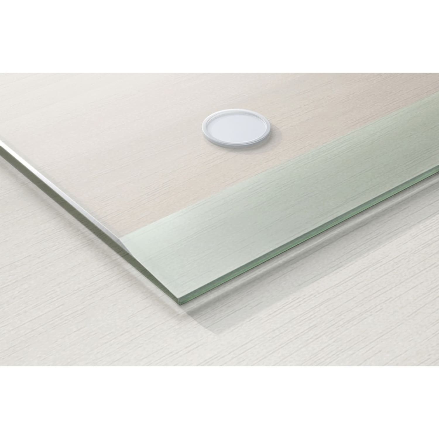 Lorell Desk Pad - Rectangular - 24in Width - Rubber - Clear - Image 6