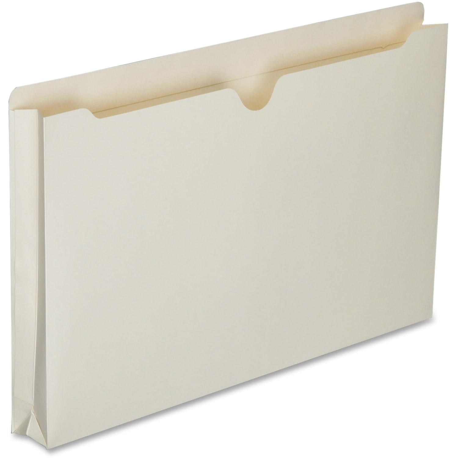 SKILCRAFT Manila Double-Ply Tab Expanding File Jackets, 1 1/2in Expansion, Legal Size Paper, 8 1/2in x 14in, 30% Recycled, Box Of 50 - Image 3