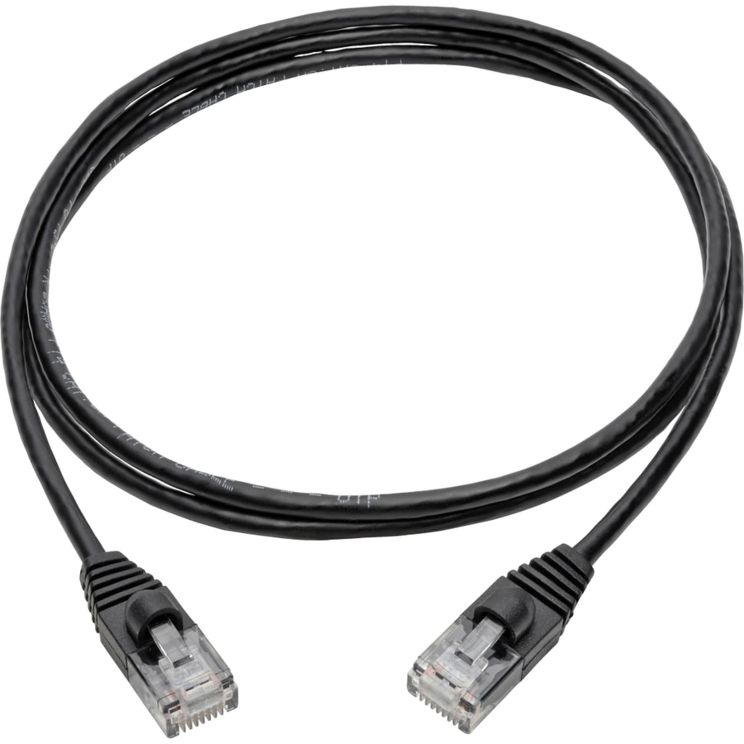 Tripp Lite Cat6a 10G Snagless Molded Slim UTP Ethernet Cable (RJ45 M/M) Black 4 ft. (1.22 m) - Image 3