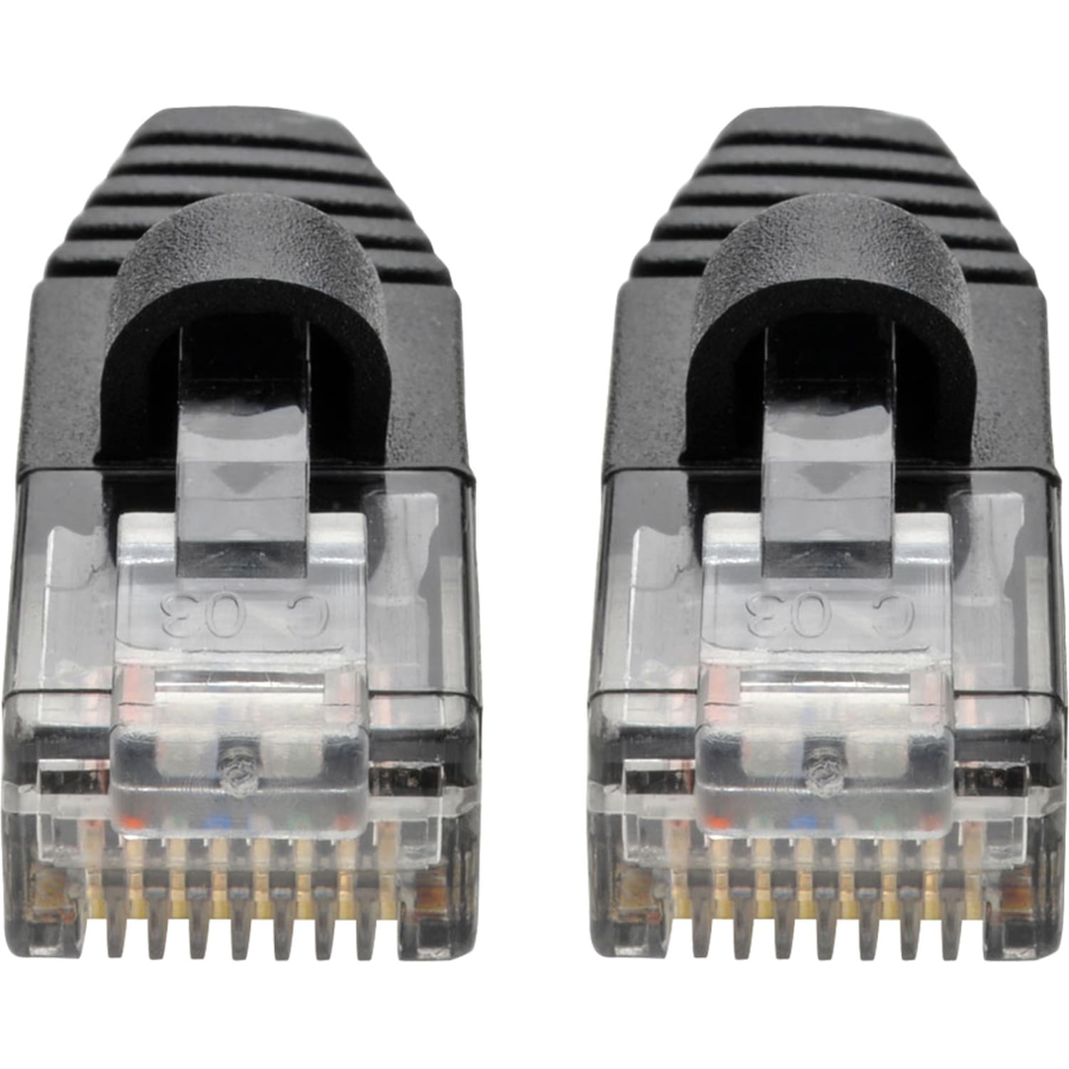 Tripp Lite Cat6a 10G Snagless Molded Slim UTP Ethernet Cable (RJ45 M/M) Black 4 ft. (1.22 m) - Image 4