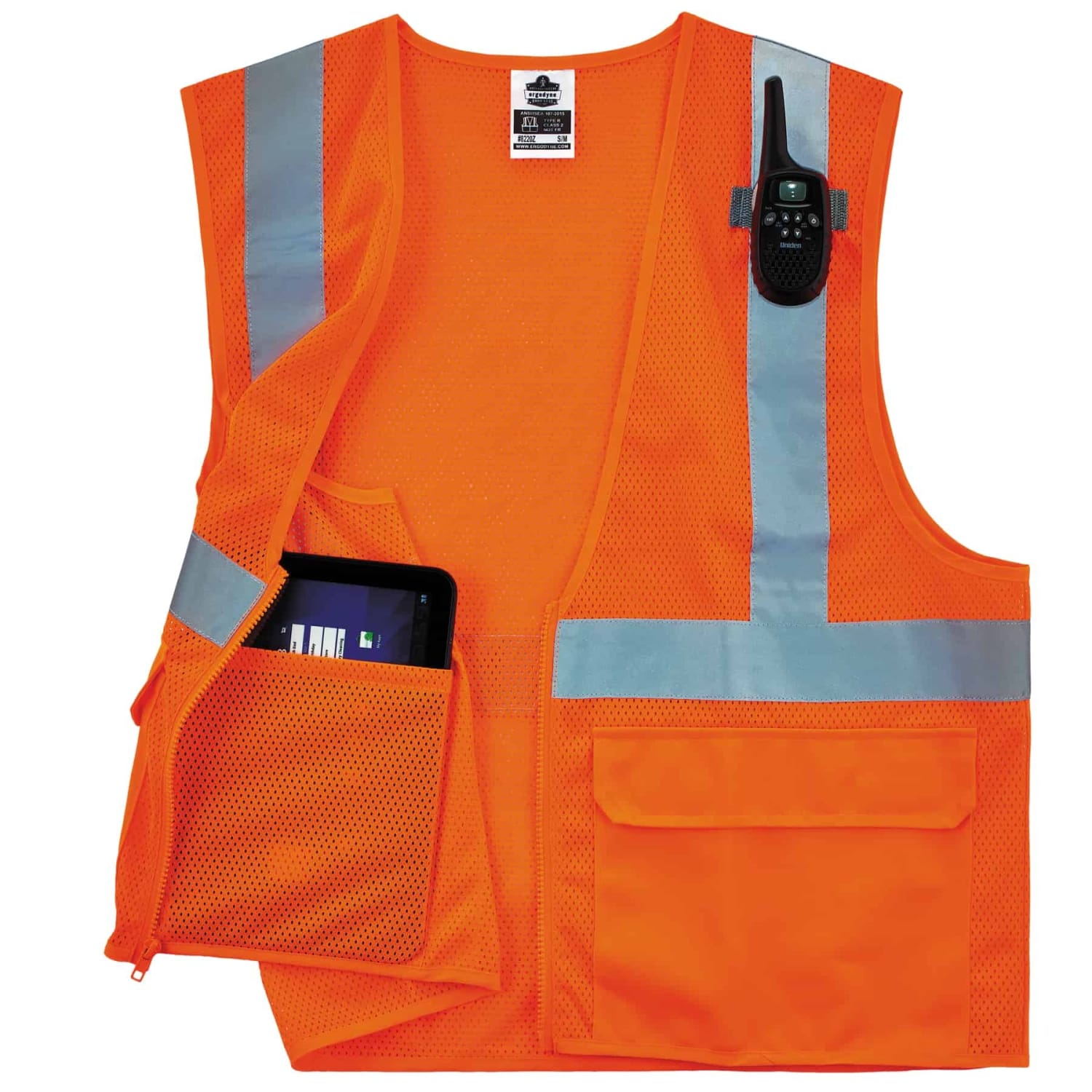Ergodyne GloWear Safety Vest, Standard, Type-R Class 2, 4X/5X, Orange, 8220Z - Image 4