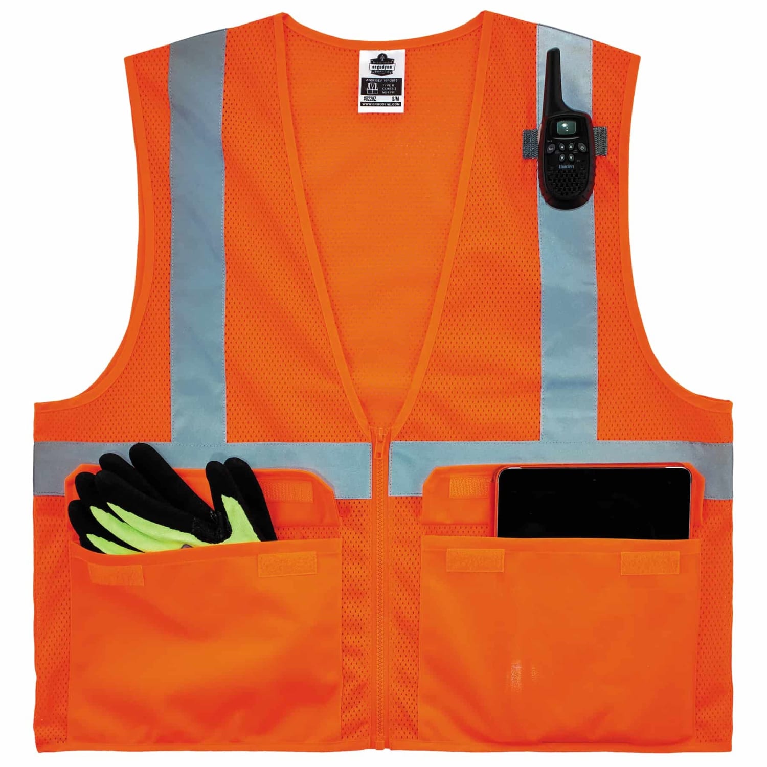 Ergodyne GloWear Safety Vest, Standard, Type-R Class 2, 4X/5X, Orange, 8220Z - Image 5