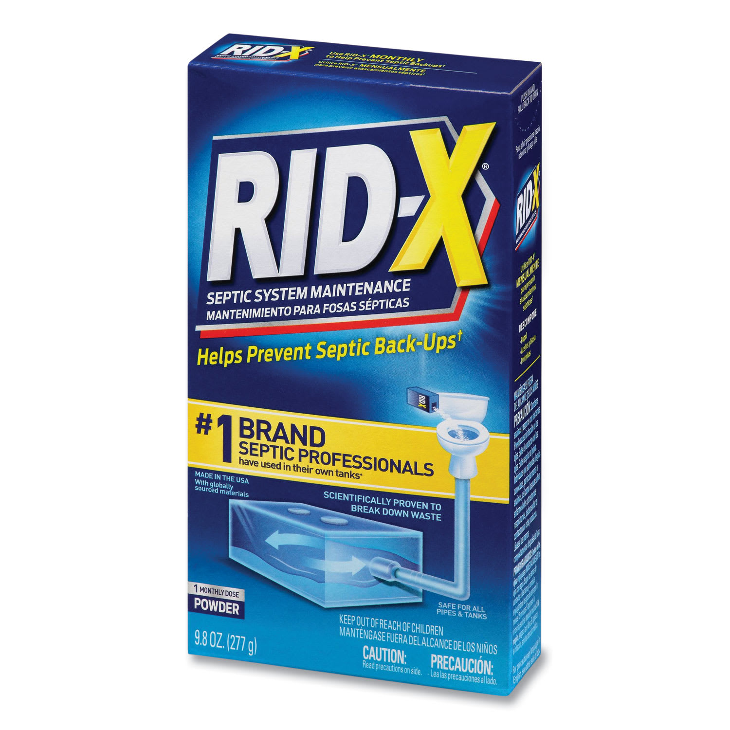 RID-X Septic System Treatment Concentrated Powder, 9.8 oz, 12/Carton - Image 6