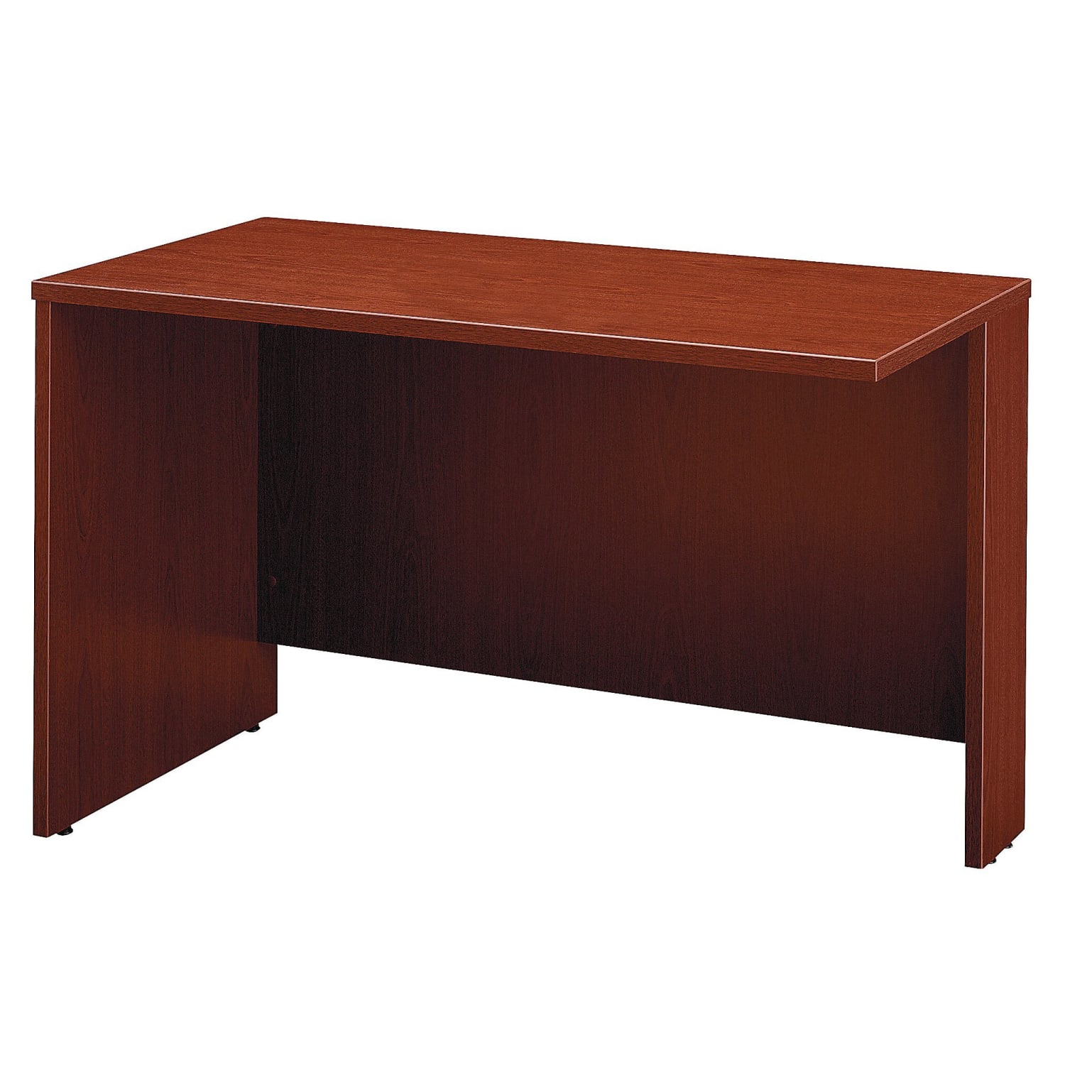 Bush Business Furniture Series C Components Return Bridge, 48inW, Mahogany, Standard Delivery