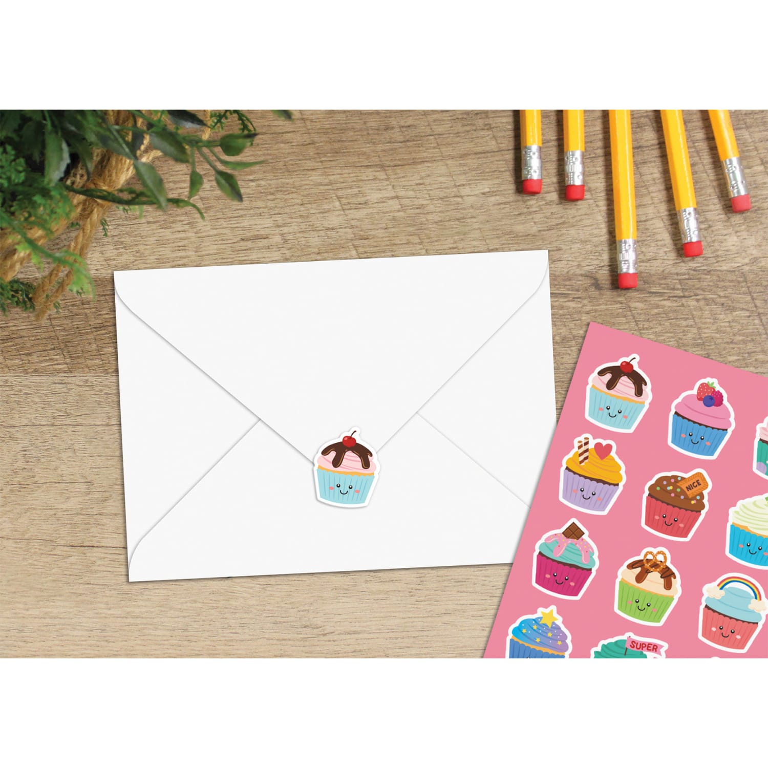 Teacher Created Resources Smelly Stickers, Cupcake, 120 Per Pack, Set Of 6 Packs - Image 5
