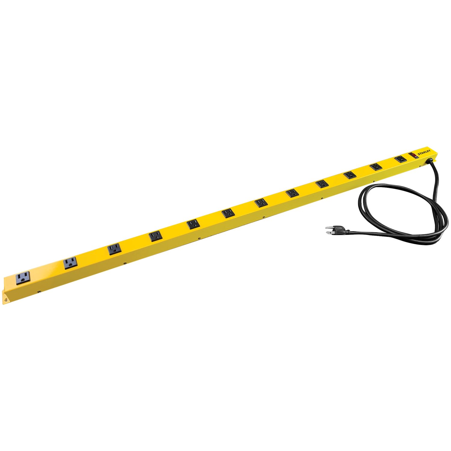 Stanley ShopMAX Pro 31616 12-Outlet Surge Protector Power Bar, 6ft, Yellow - Image 4