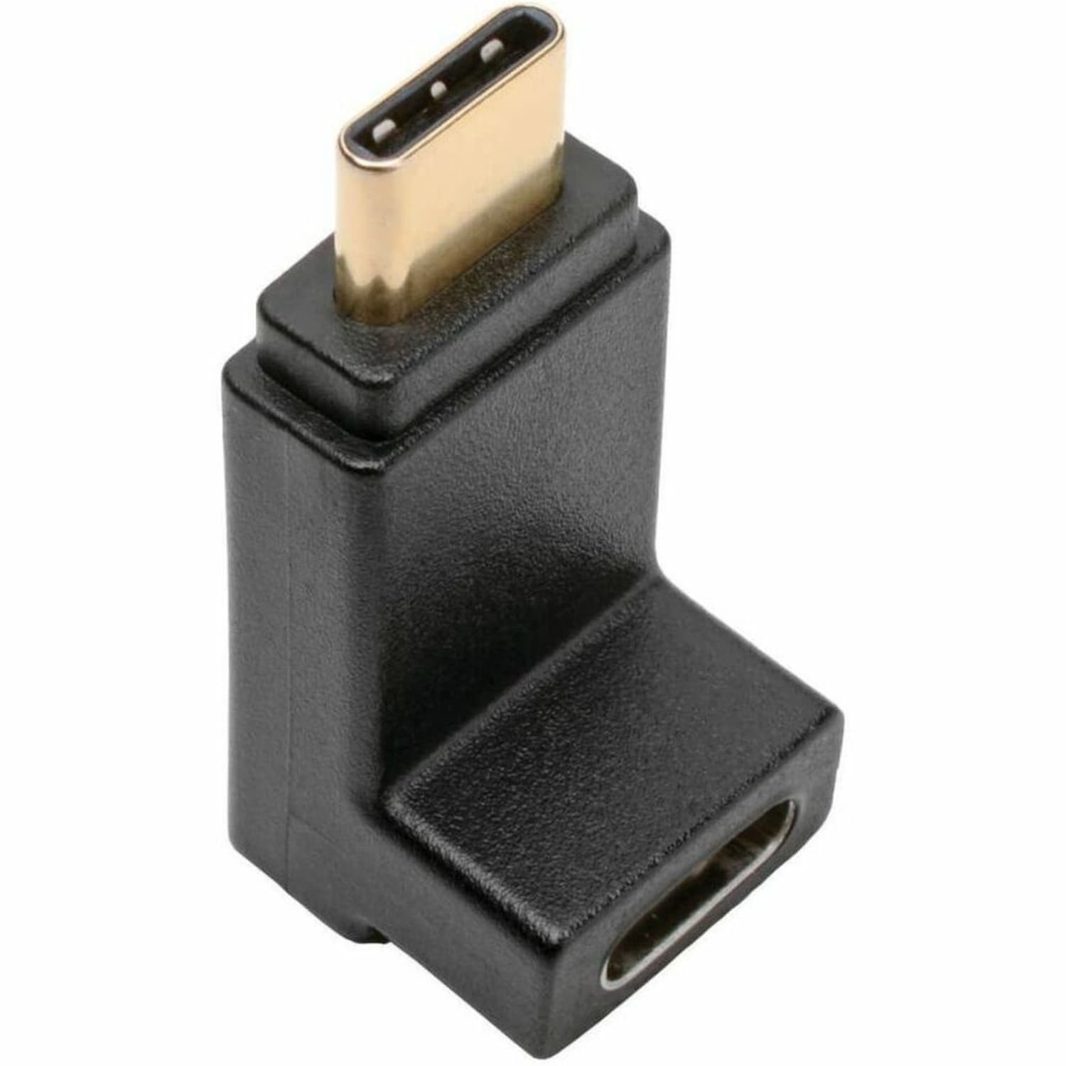 Eaton Tripp Lite Series USB C to USB Type C Adapter Converter Right Angle M/F 10Gbps 3A - USB adapter - 24 pin USB-C (M) to 24 pin USB-C (F) right-angled - USB 3.1 Gen 2 / Thunderbolt 3 - black - Image 3