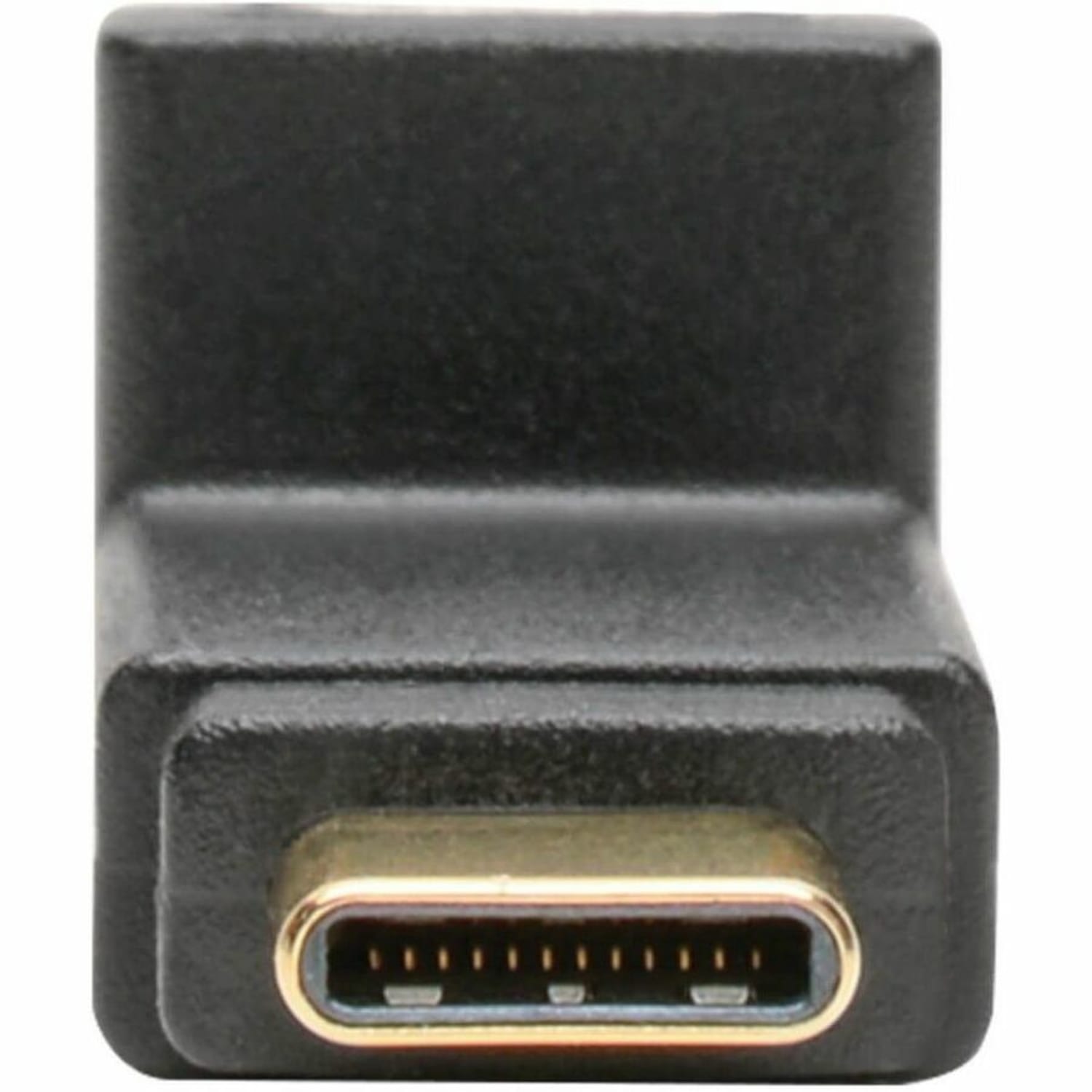 Eaton Tripp Lite Series USB C to USB Type C Adapter Converter Right Angle M/F 10Gbps 3A - USB adapter - 24 pin USB-C (M) to 24 pin USB-C (F) right-angled - USB 3.1 Gen 2 / Thunderbolt 3 - black - Image 4