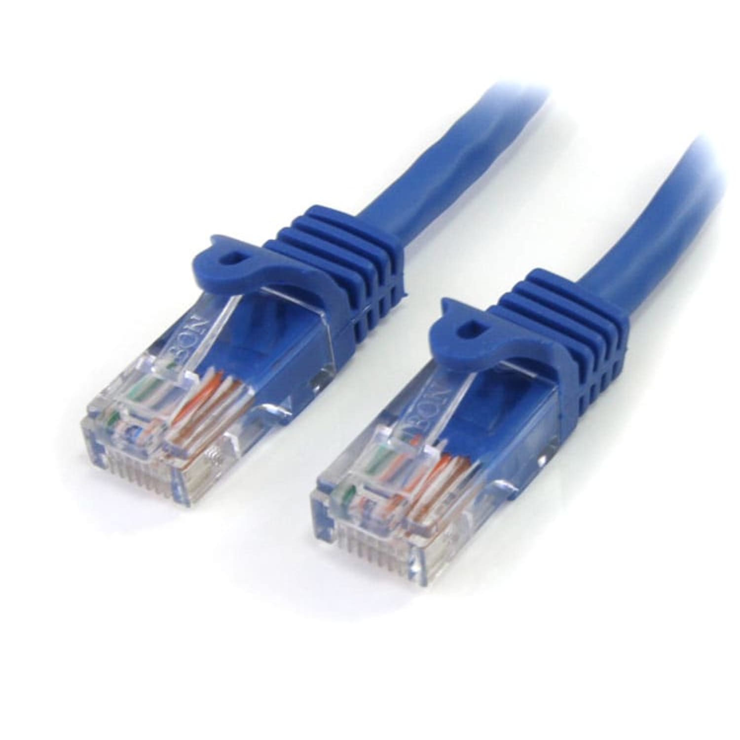 StarTech.com 100 ft Blue Snagless Cat5e UTP Patch Cable - Make Fast Ethernet network connections using this high quality Cat5e Cable, with Powe