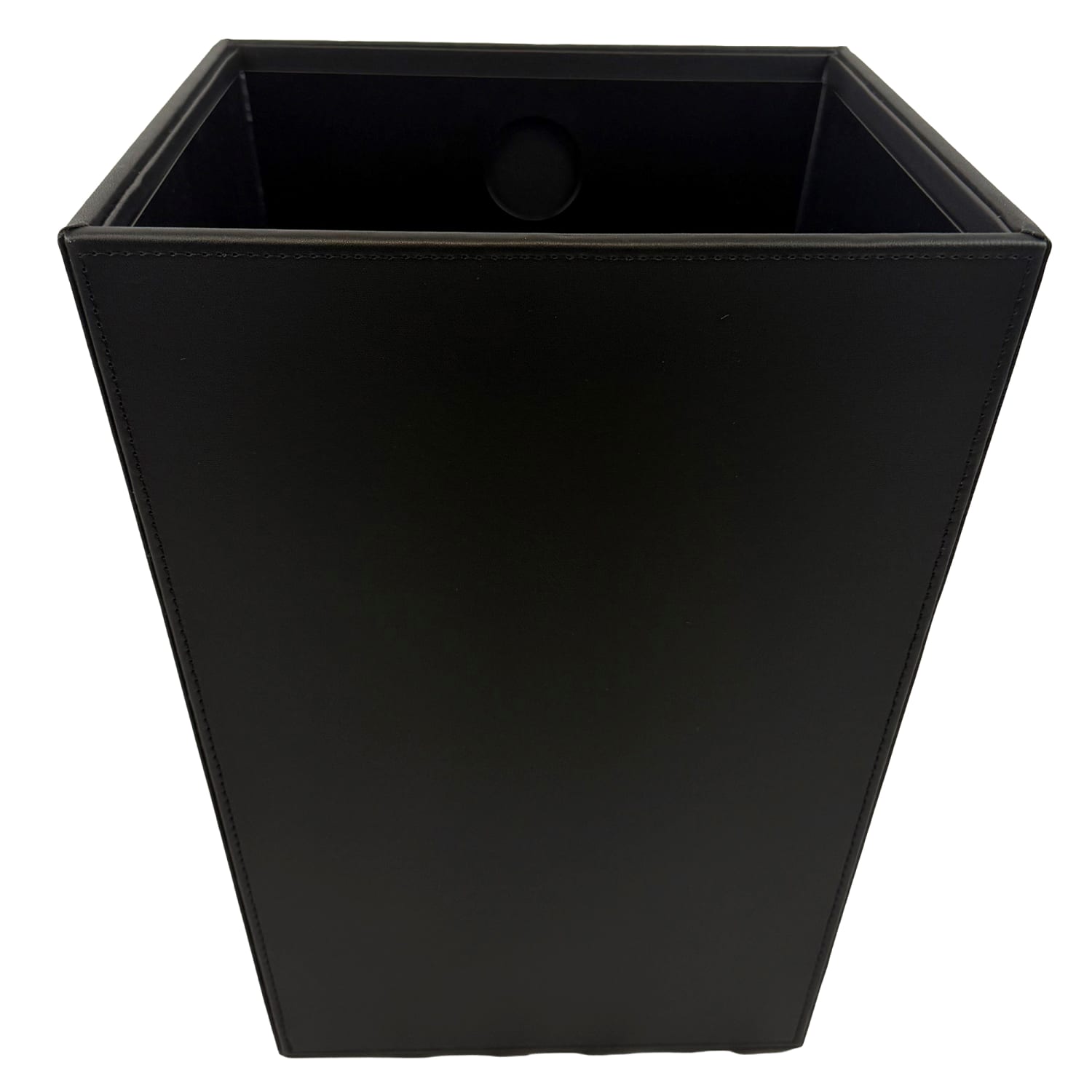 Hospitality Source Wood/Metal Waste Bins, 9-1/2in x 9-1/2in x 12-1/2in, Black, Set Of 6 Bins - Image 5