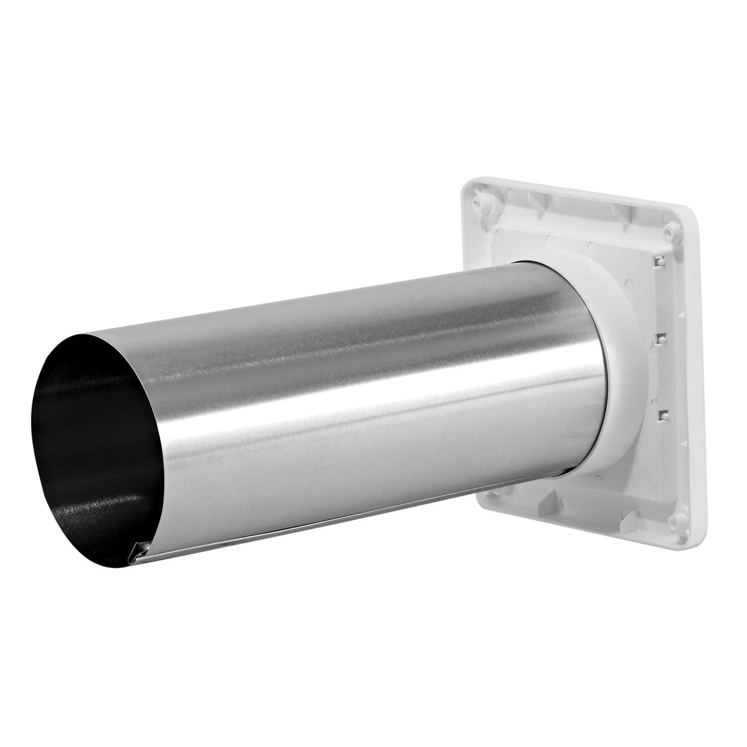 Lambro 4in Plastic Louvered Vent For 4in Exhaust Applications, White, LAO267W - Image 5