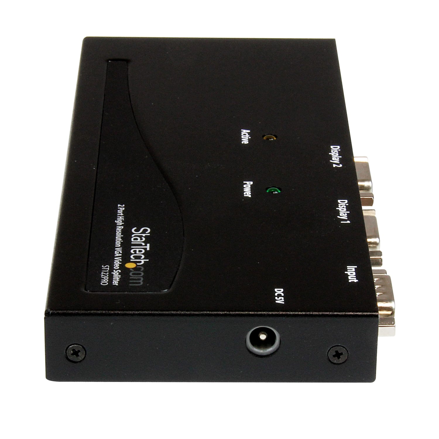 StarTech.com StarTech.com 2 Port High Resolution VGA Video Splitter - 350 MHz - Split a single high resolution VGA video signal to 2 monitors or projectors - Image 3