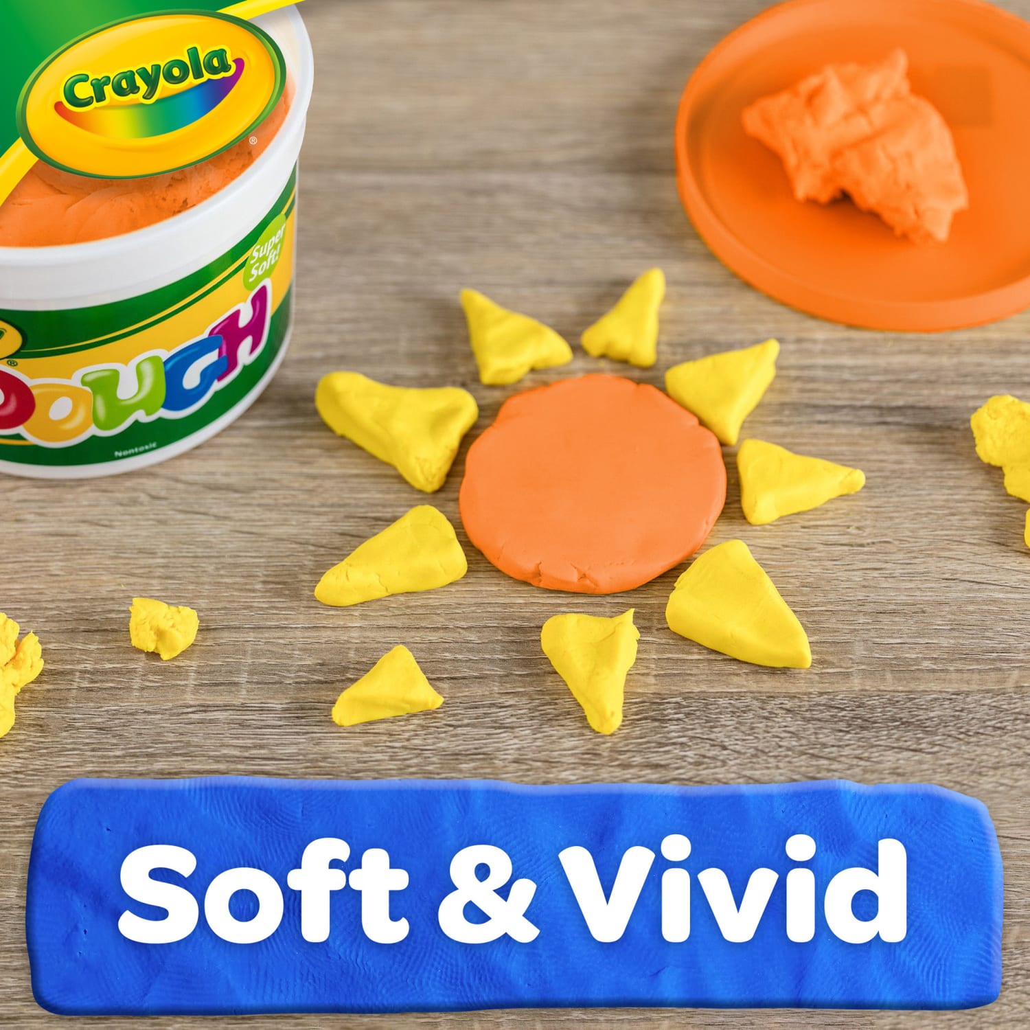 Crayola Super Soft Modeling Dough, Orange, 3 lbs. Bucket, Pack Of 2 - Image 6