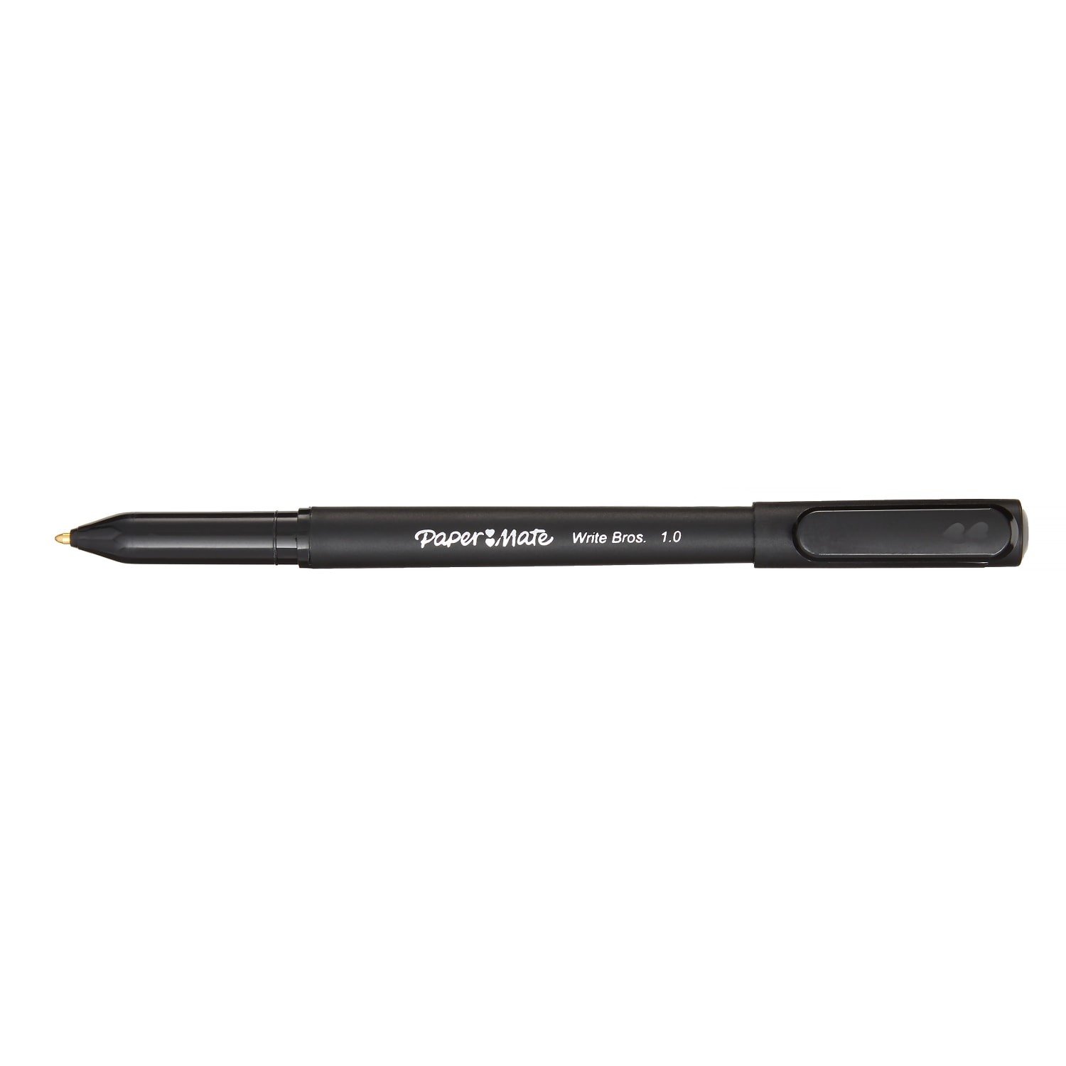 Paper Mate Write Bros. Ballpoint Stick Pens, Medium Point, 1.0mm, Black Barrel, Black Ink, Pack Of 60 - Image 3