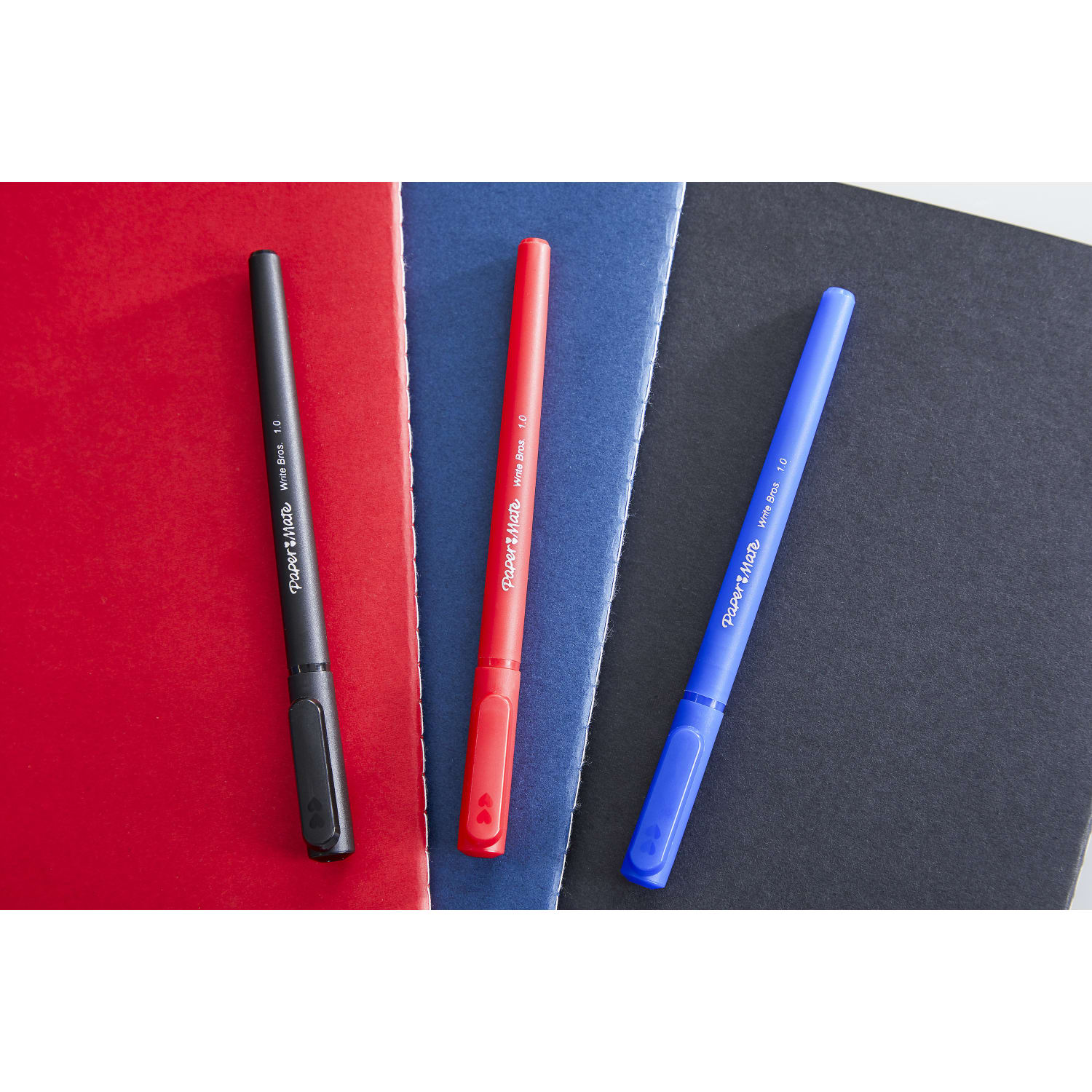 Paper Mate Write Bros. Ballpoint Stick Pens, Medium Point, 1.0mm, Black Barrel, Black Ink, Pack Of 60 - Image 5