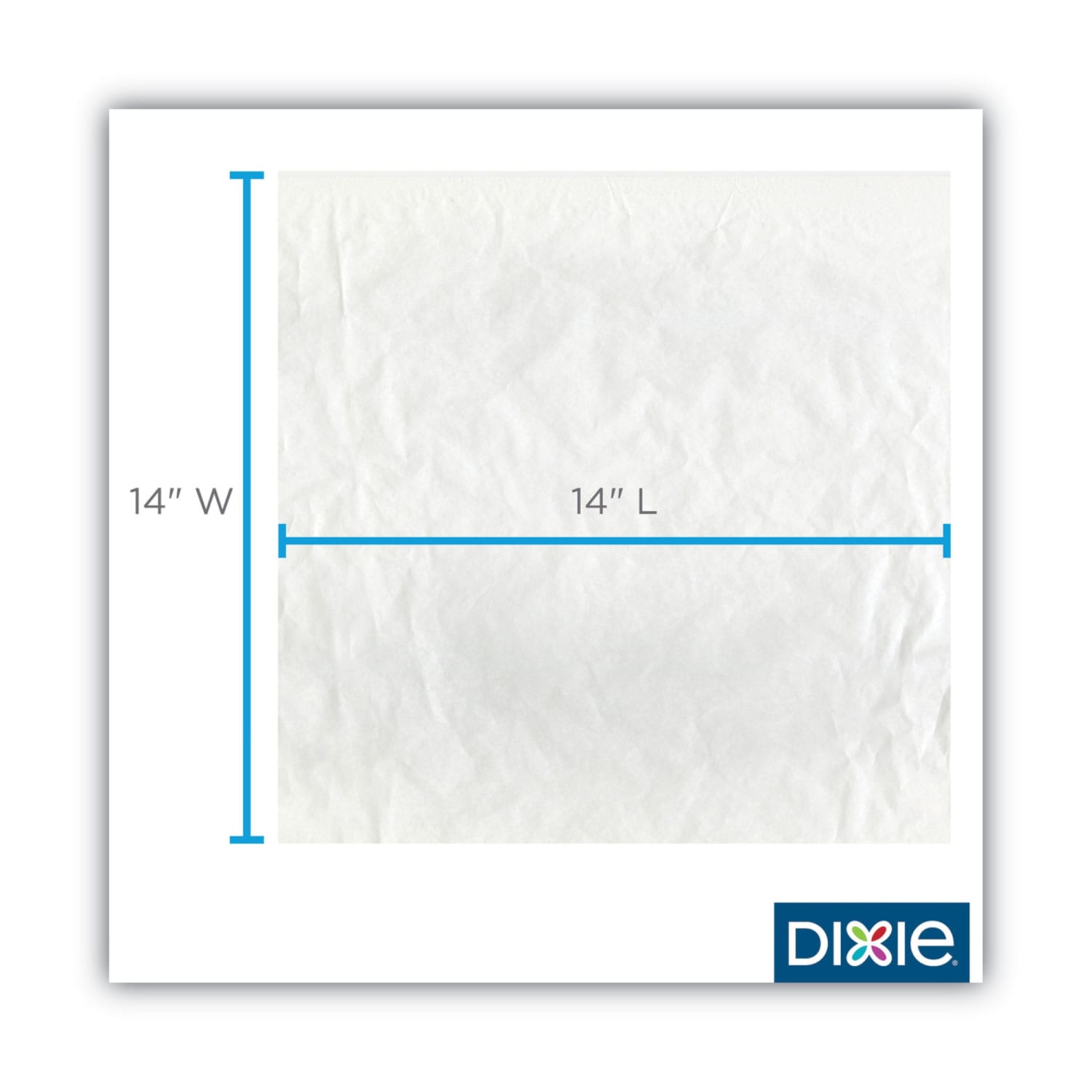 Dixie Ultra Grease-Resistant All-Purpose Dry Wax Paper Food Wrap, 14in x 14in, White, Pack Of 1,000 - Image 4