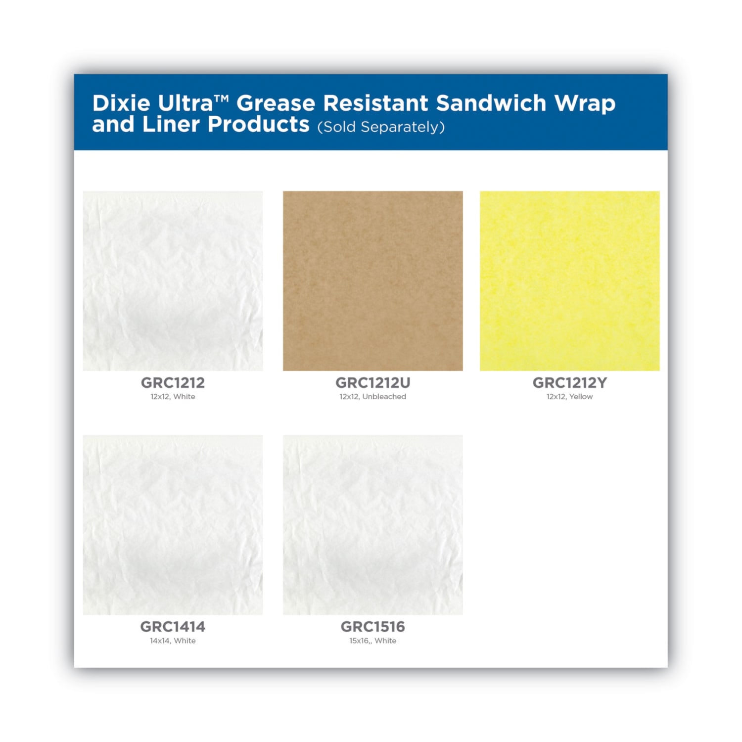 Dixie Ultra Grease-Resistant All-Purpose Dry Wax Paper Food Wrap, 14in x 14in, White, Pack Of 1,000 - Image 5