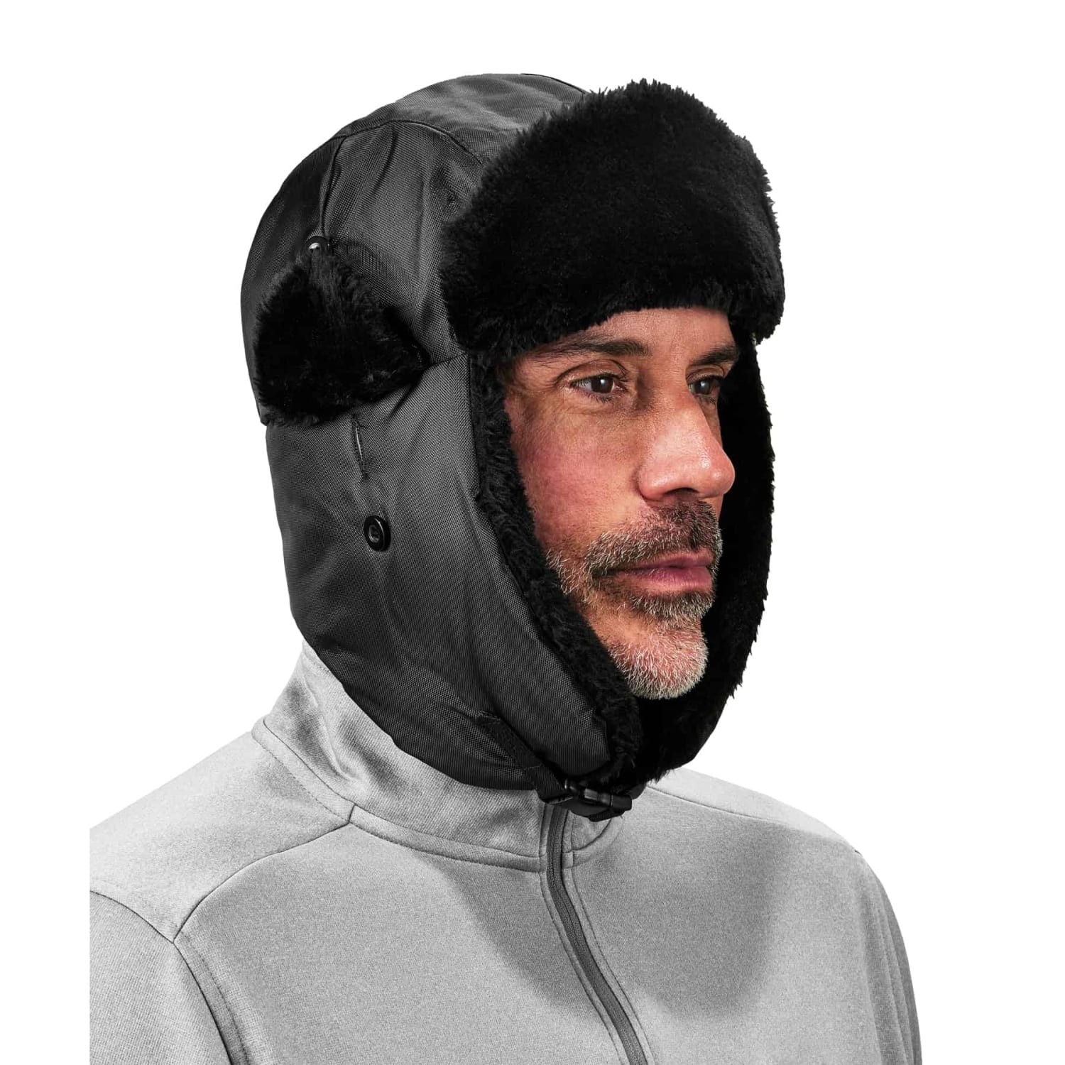 Ergodyne N-Ferno 6802 Nylon Classic Trapper Hat, X-Small, Black - Image 3