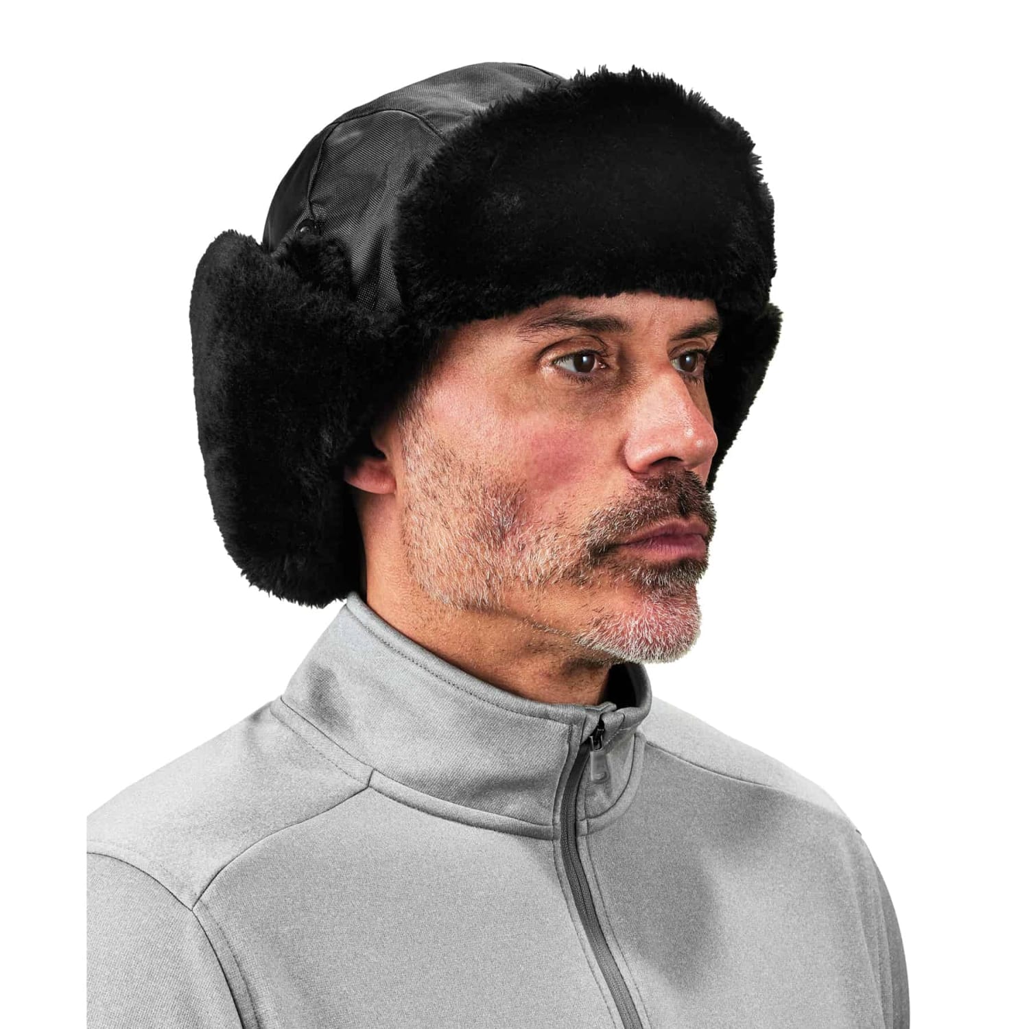 Ergodyne N-Ferno 6802 Nylon Classic Trapper Hat, X-Small, Black - Image 4