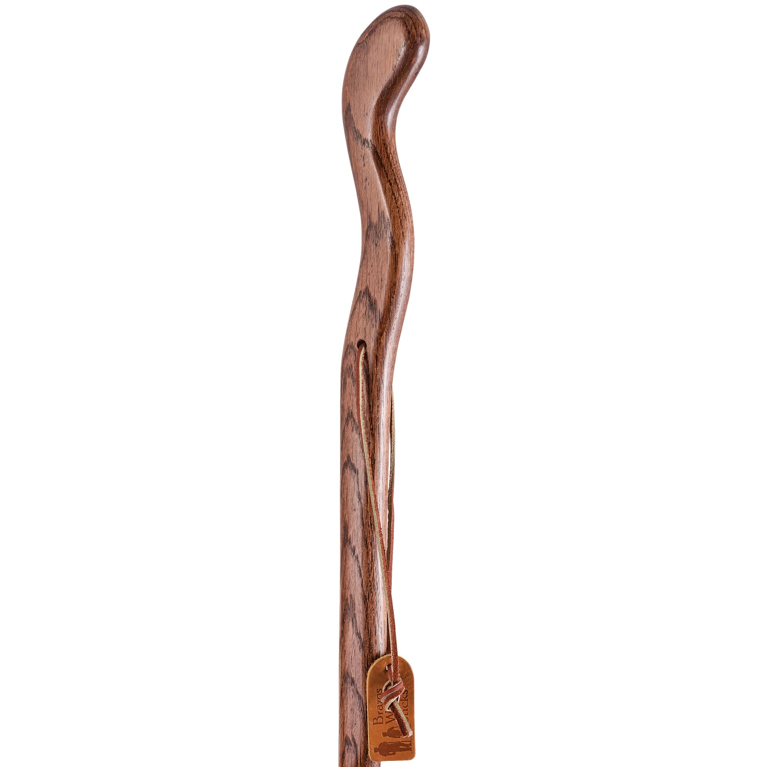 Brazos Walking Sticks Fitness Walker Oak Walking Stick, 55in, Tan - Image 3
