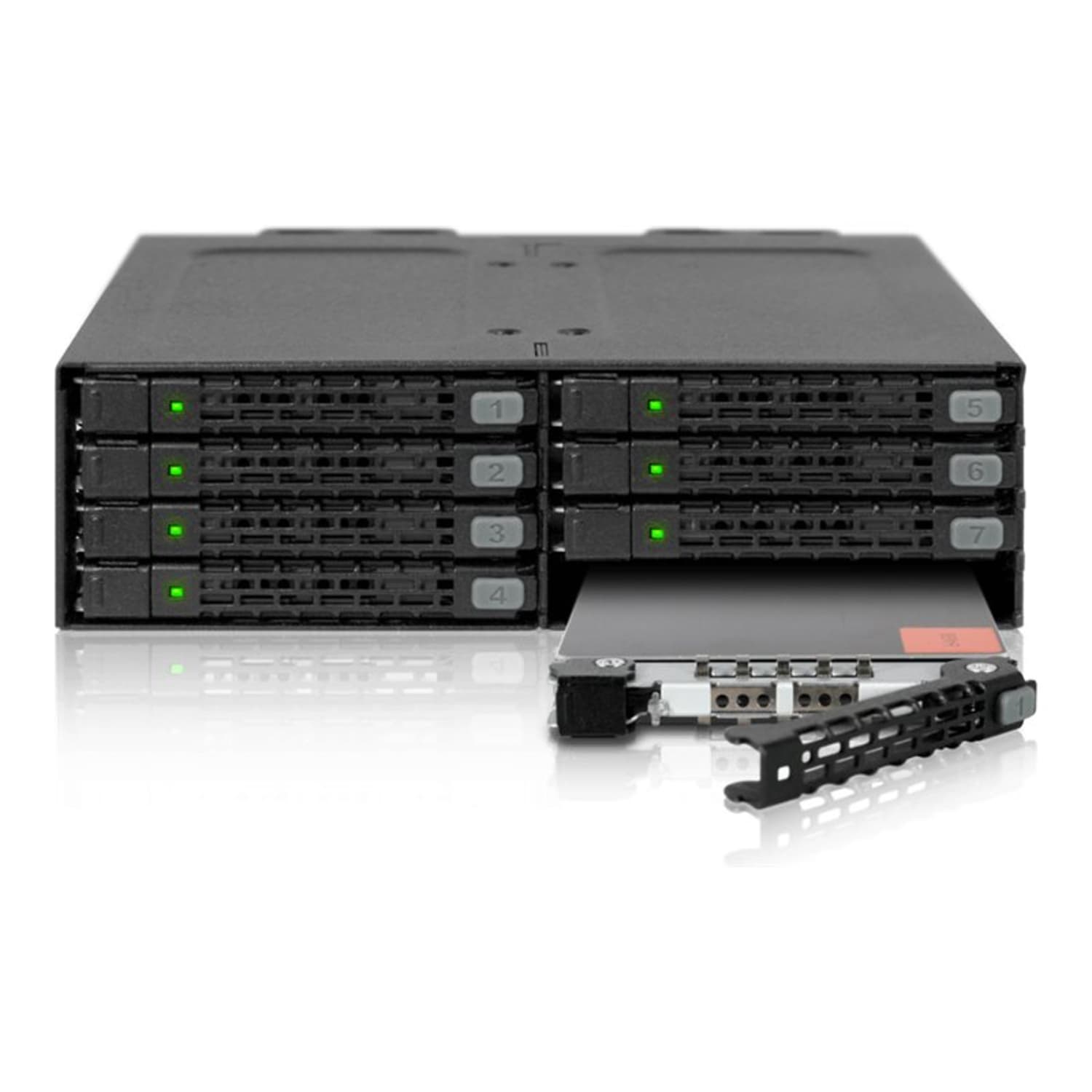 ICY Dock ToughArmor MB998SP-B - Storage drive cage - 2.5in - matte black