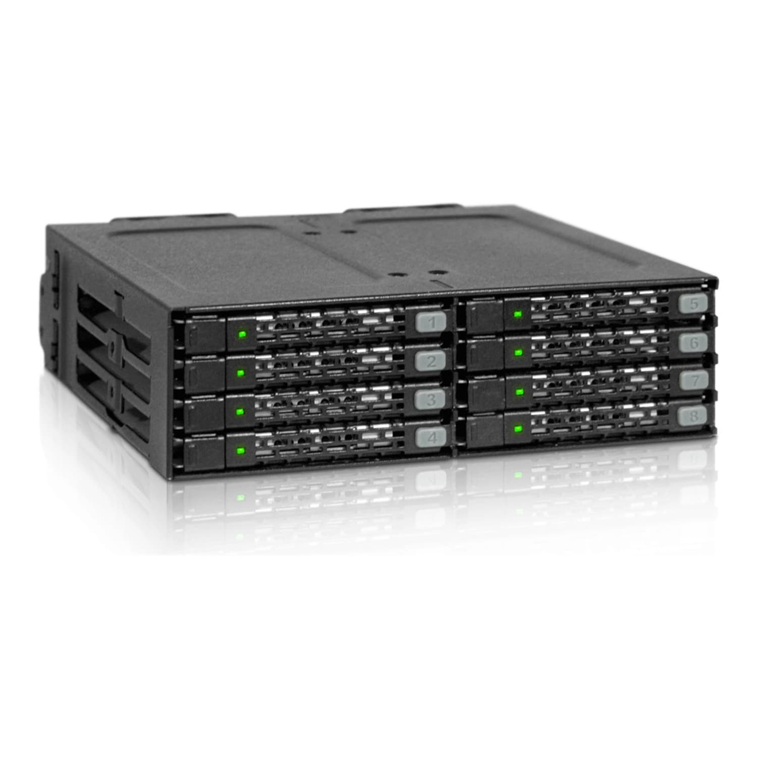 ICY Dock ToughArmor MB998SP-B - Storage drive cage - 2.5in - matte black - Image 4