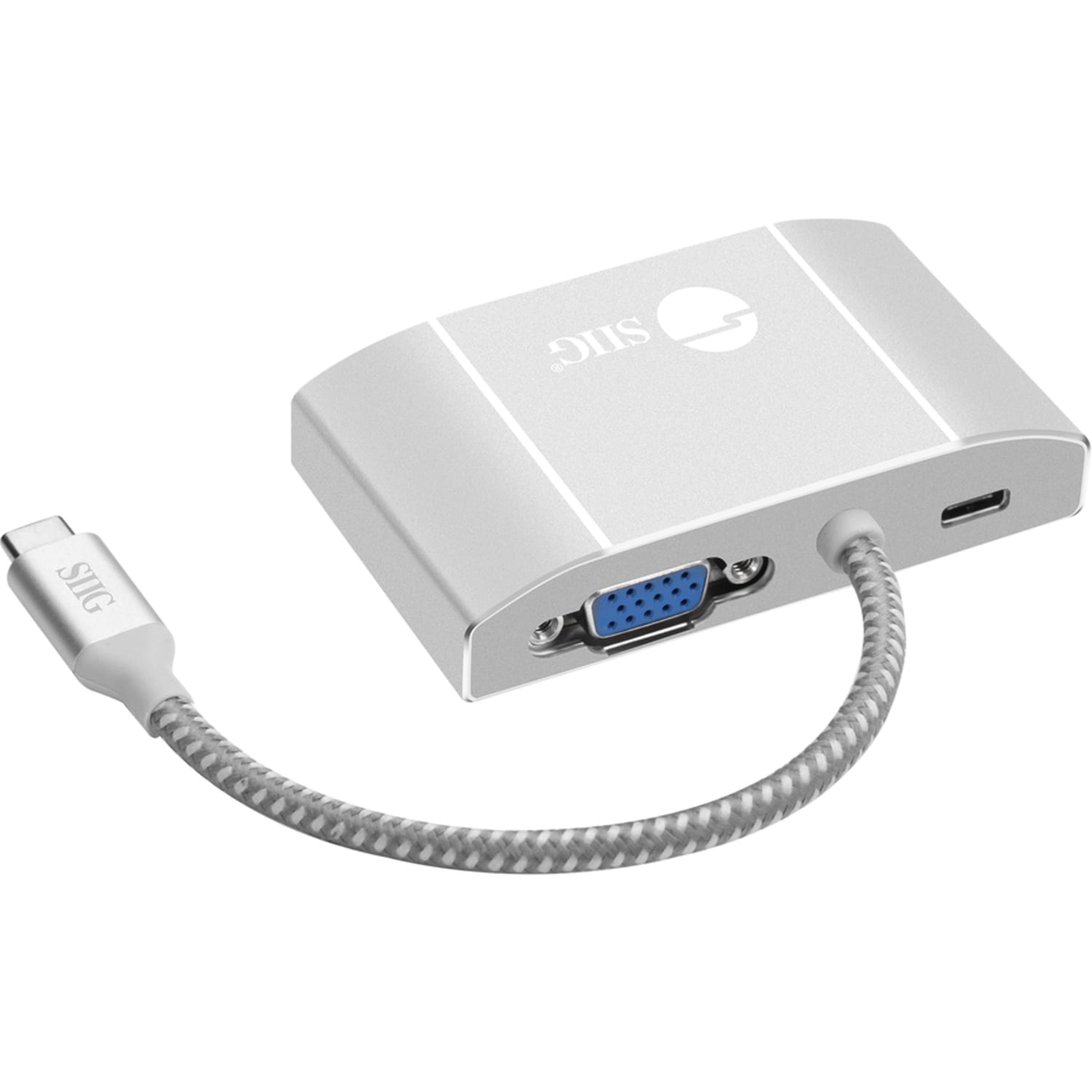 SIIG USB-C to 3-in-1 Multiport Video Adapter with PD Charging - DVI/HDMI/VGA -  - CBTC0911S1 - Image 3