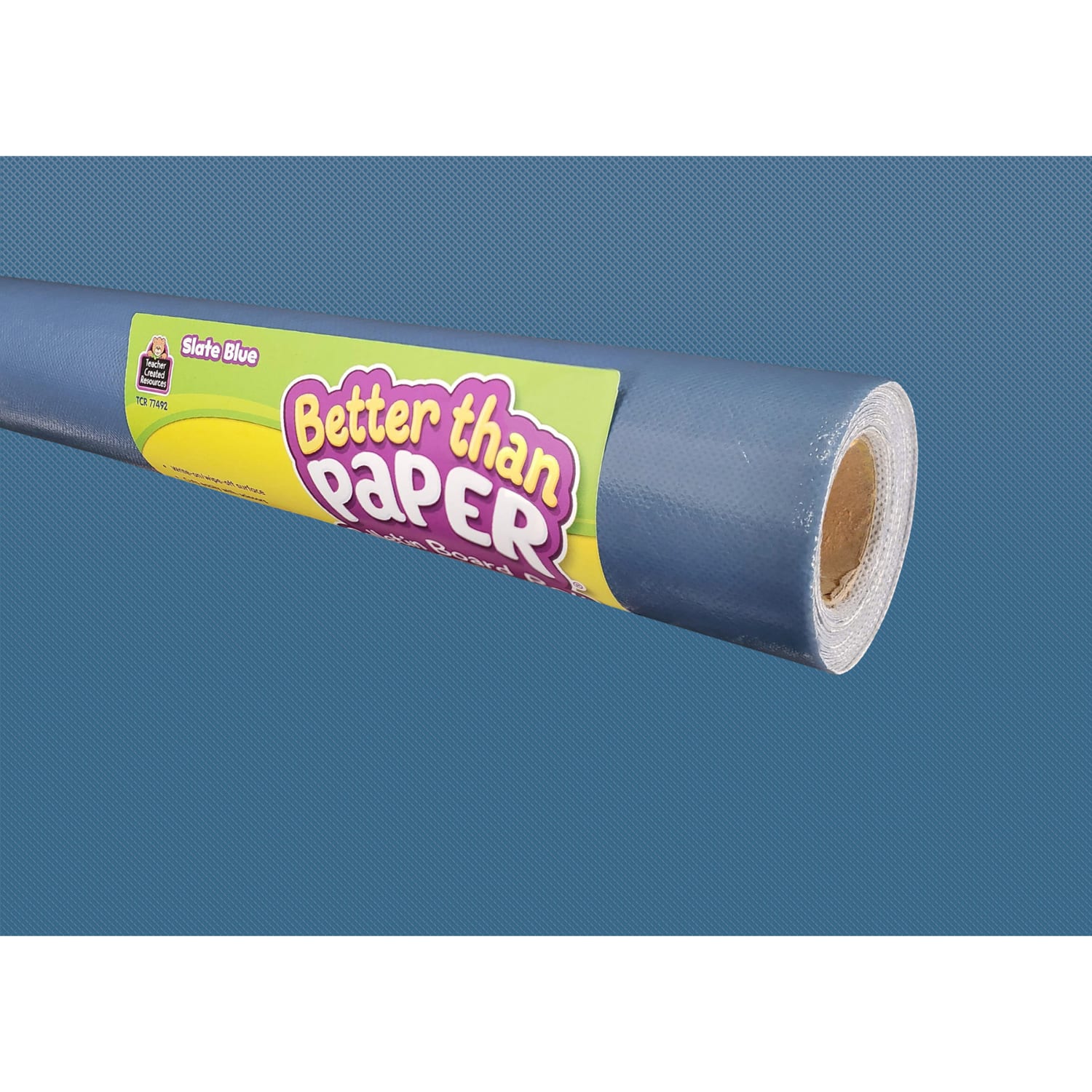Teacher Created Resources Better Than Paper Bulletin Board Paper Rolls, 4ft x 12ft, Slate Blue, Pack Of 4 Rolls - Image 3