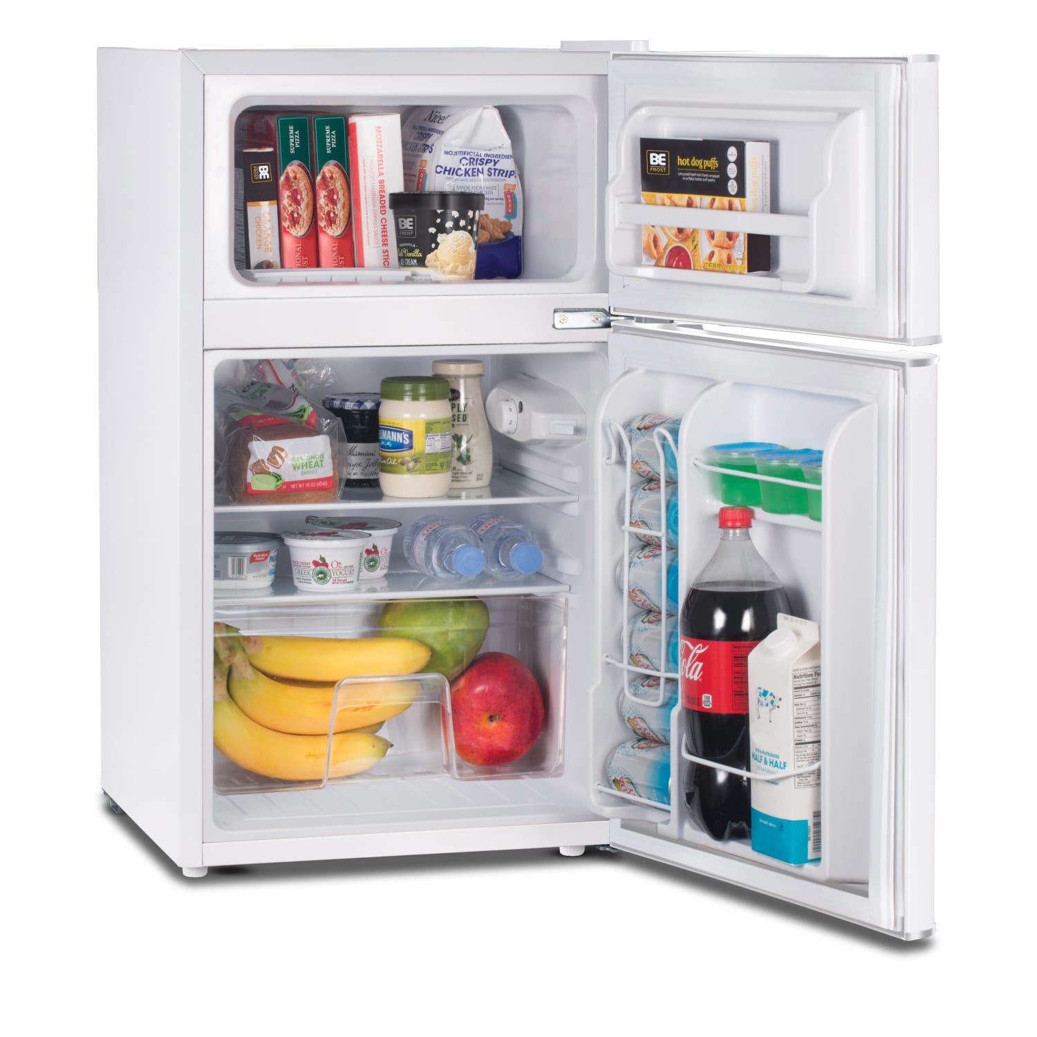 Commercial Cool 3.2 Cu Ft 2-Door Refrigerator/Freezer, White - Image 5
