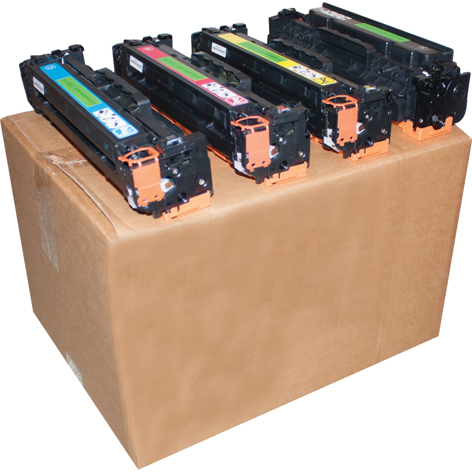 M&A Global Remanufactured Black And Cyan, Magenta, Yellow Toner Cartridge Replacement For HP 305A, CE410A, CE411A, CE412A, CE413A, Pack Of 4 - Image 3