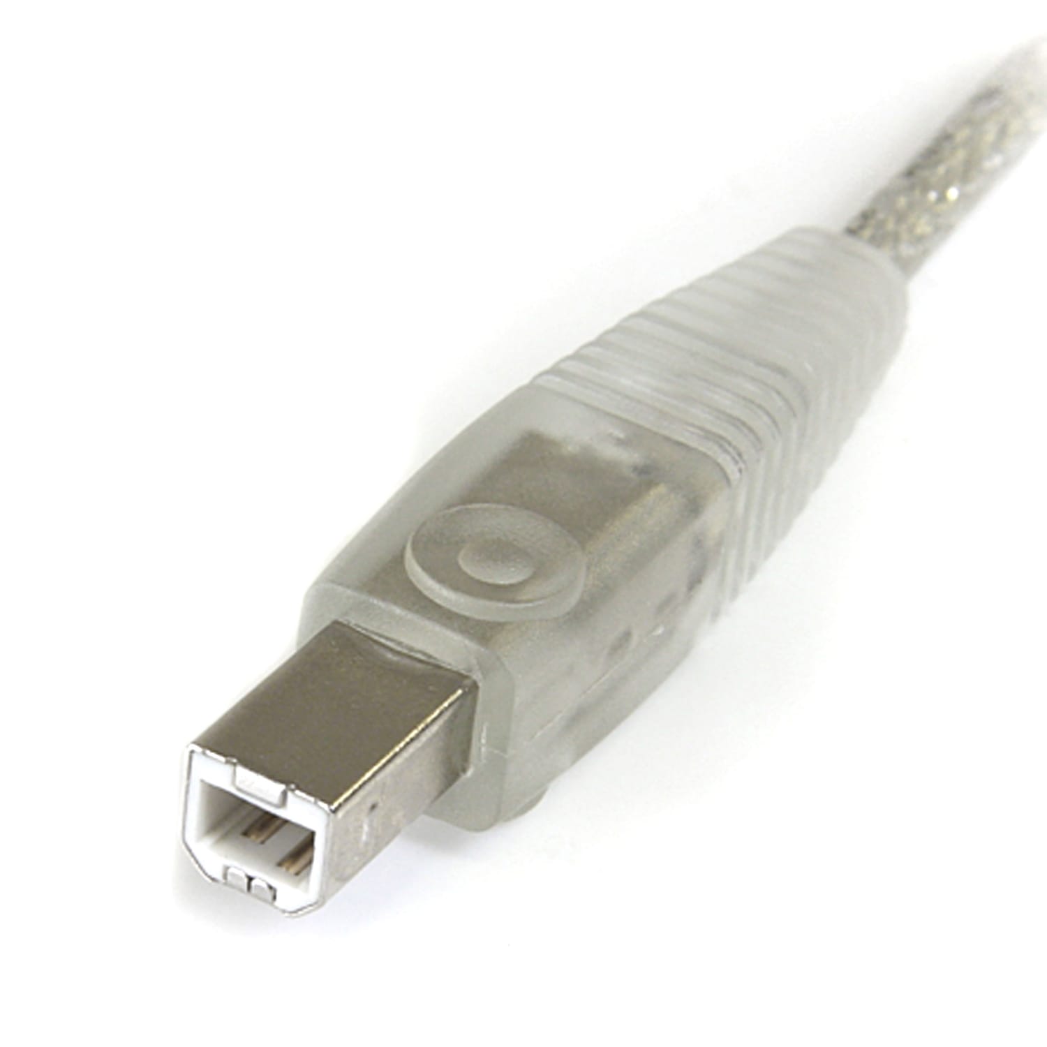StarTech.com - Transparent USB 2.0 cable - 4 pin USB Type A (M) - 4 pin USB Type B (M) - ( USB/Hi-Speed USB ) - USB2HAB10T - Image 4