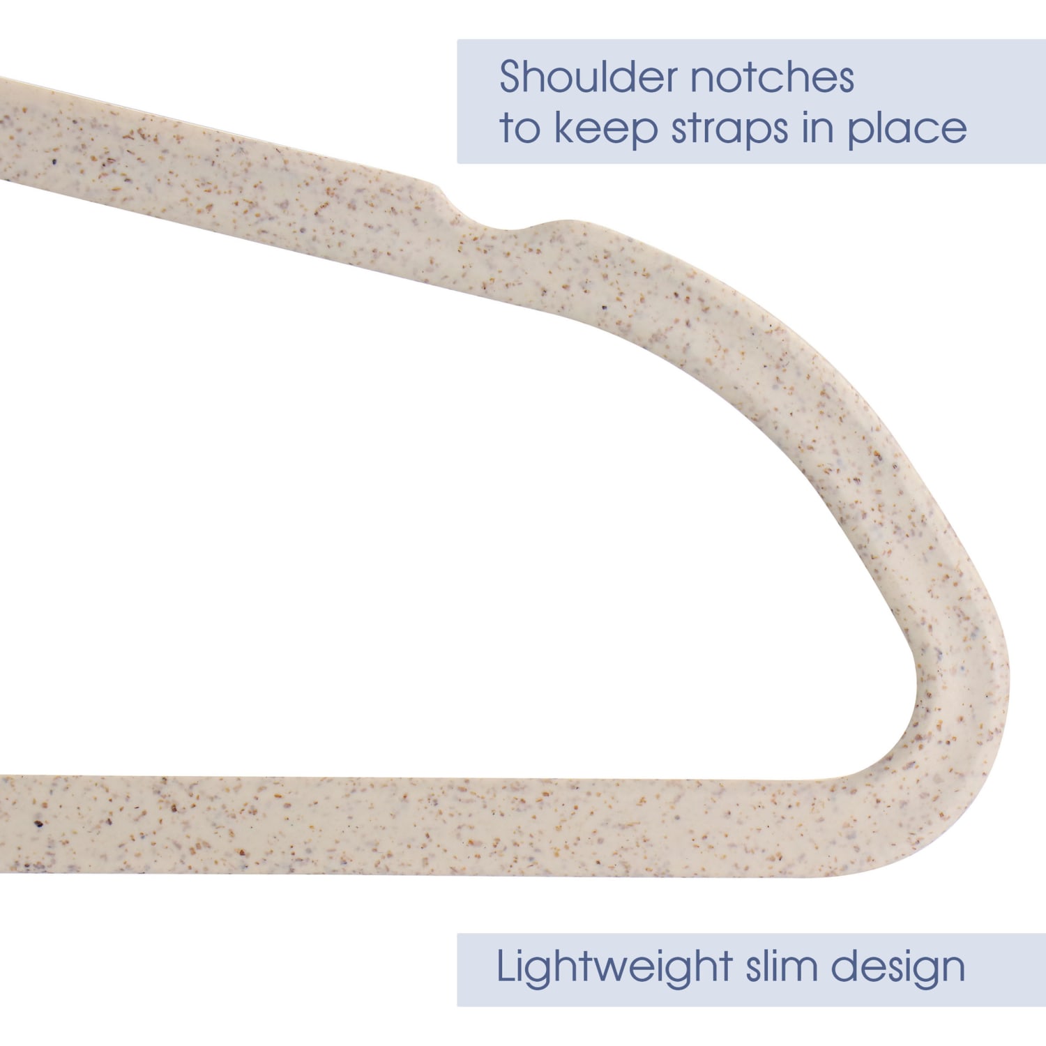 Elama Home Suit Hangers, Wheat, Pack Of 30 Hangers - Image 6