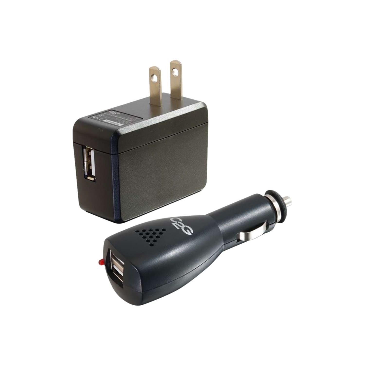 C2G Ac And Dc To Usb Travel Charger Bundle, 22330