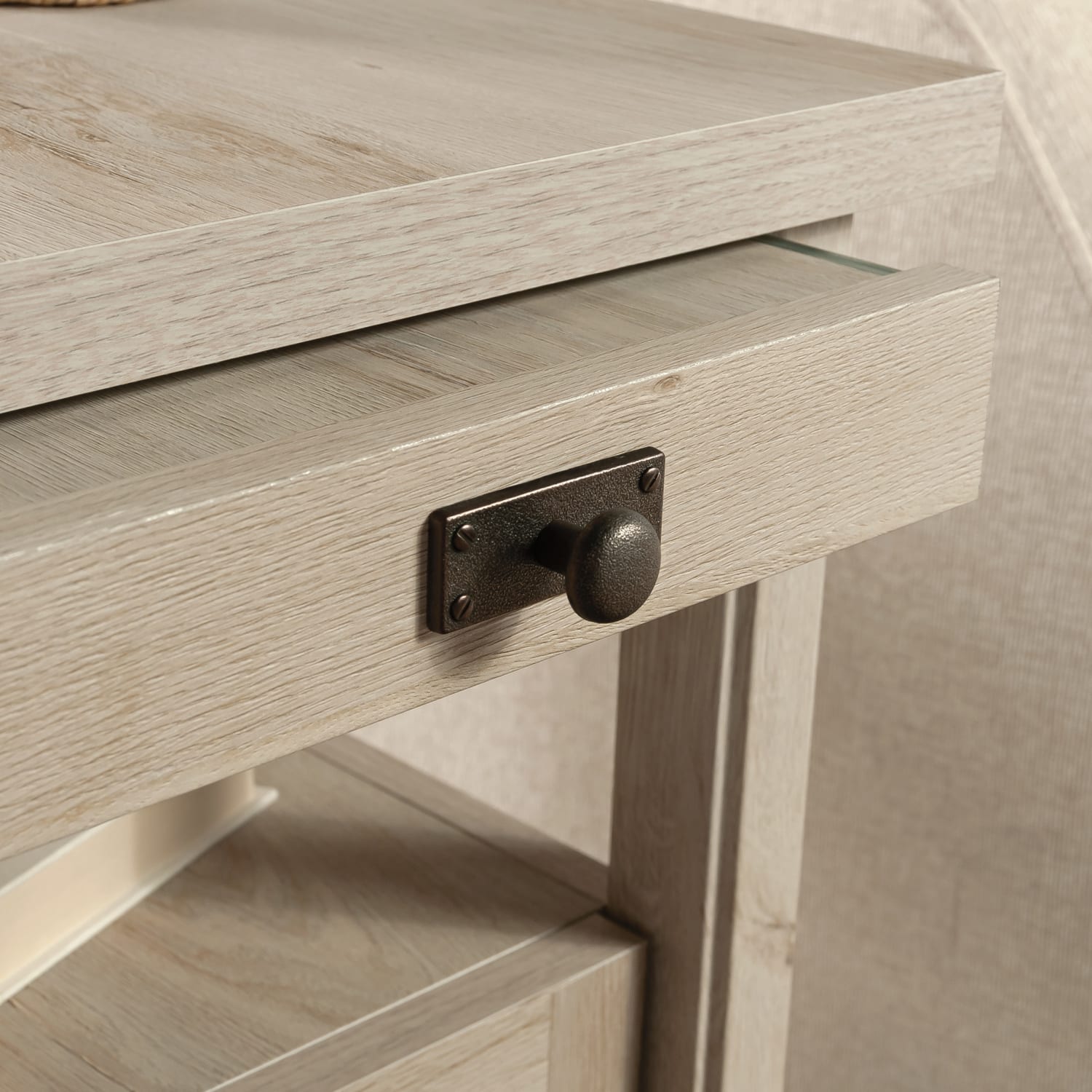 Sauder Costa Recliner End Table, 25inH X 15-1/2inW X 22-5/8inD, Chalked Chestnut - Image 5