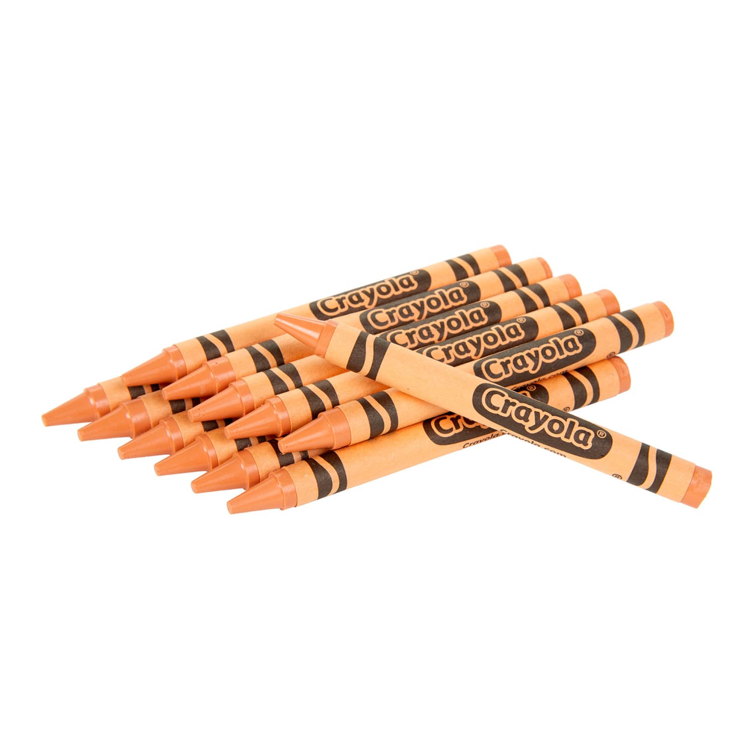 Crayola Bulk Crayons, Regular Size, Peach, 12 Per Pack, Set Of 6 Packs - Image 5