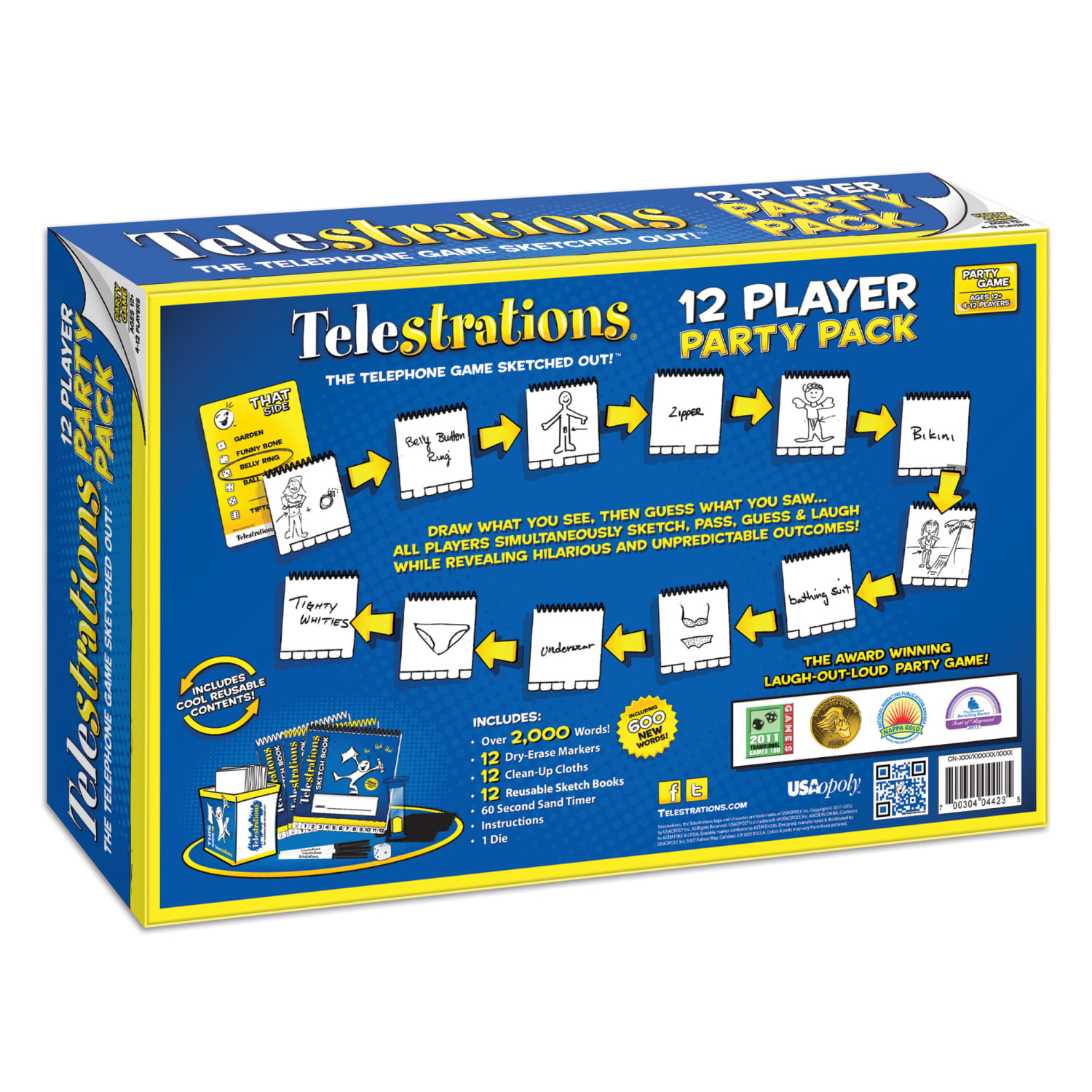 USAopoly Telestrations 12 Player: The Party Pack, Grades 6-Post Grad - Image 4