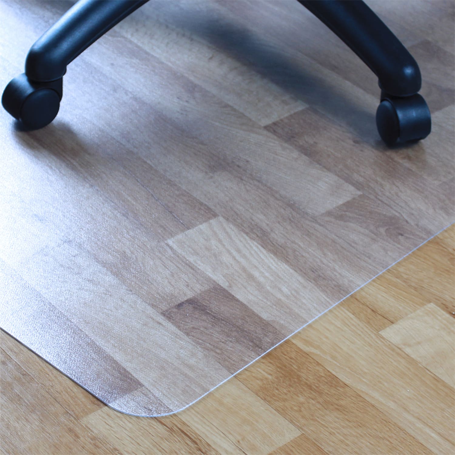 Floortex Valuemat Vinyl Rectangular Chair Mat For Hard Floors , 47in x 60in , Clear - Image 5