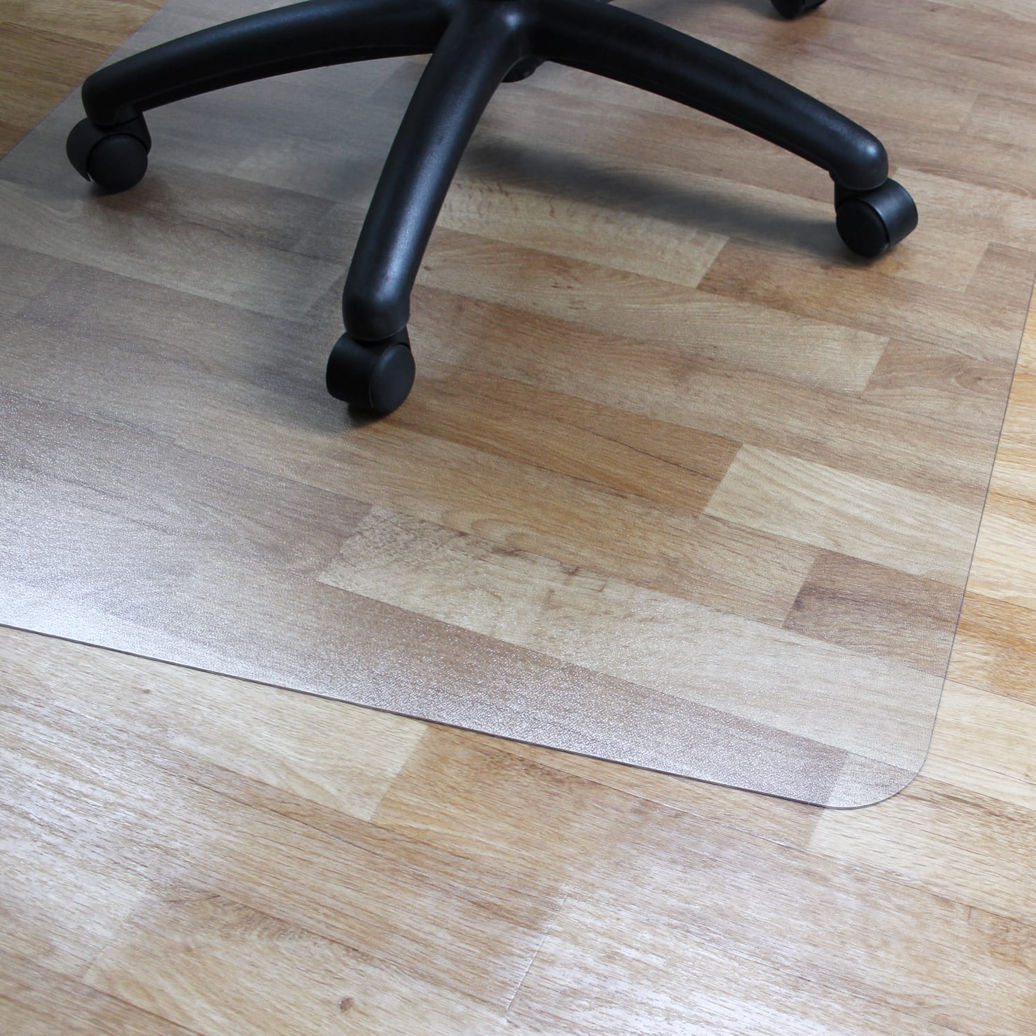 Floortex Valuemat Vinyl Rectangular Chair Mat For Hard Floors , 47in x 60in , Clear - Image 6