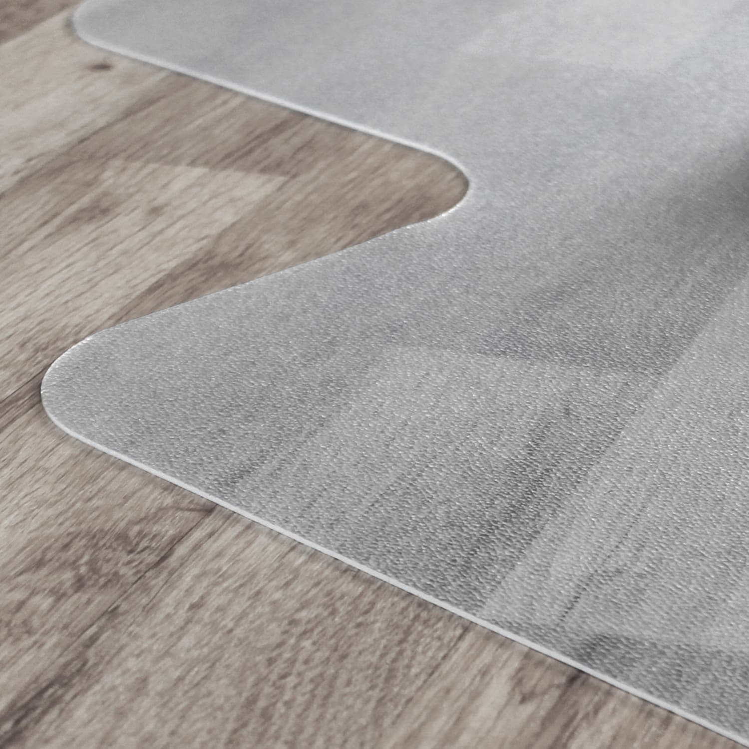 Floortex Valuemat Vinyl Lipped Chair Mat For Hard Floors , 48in x 51in, Clear - Image 4