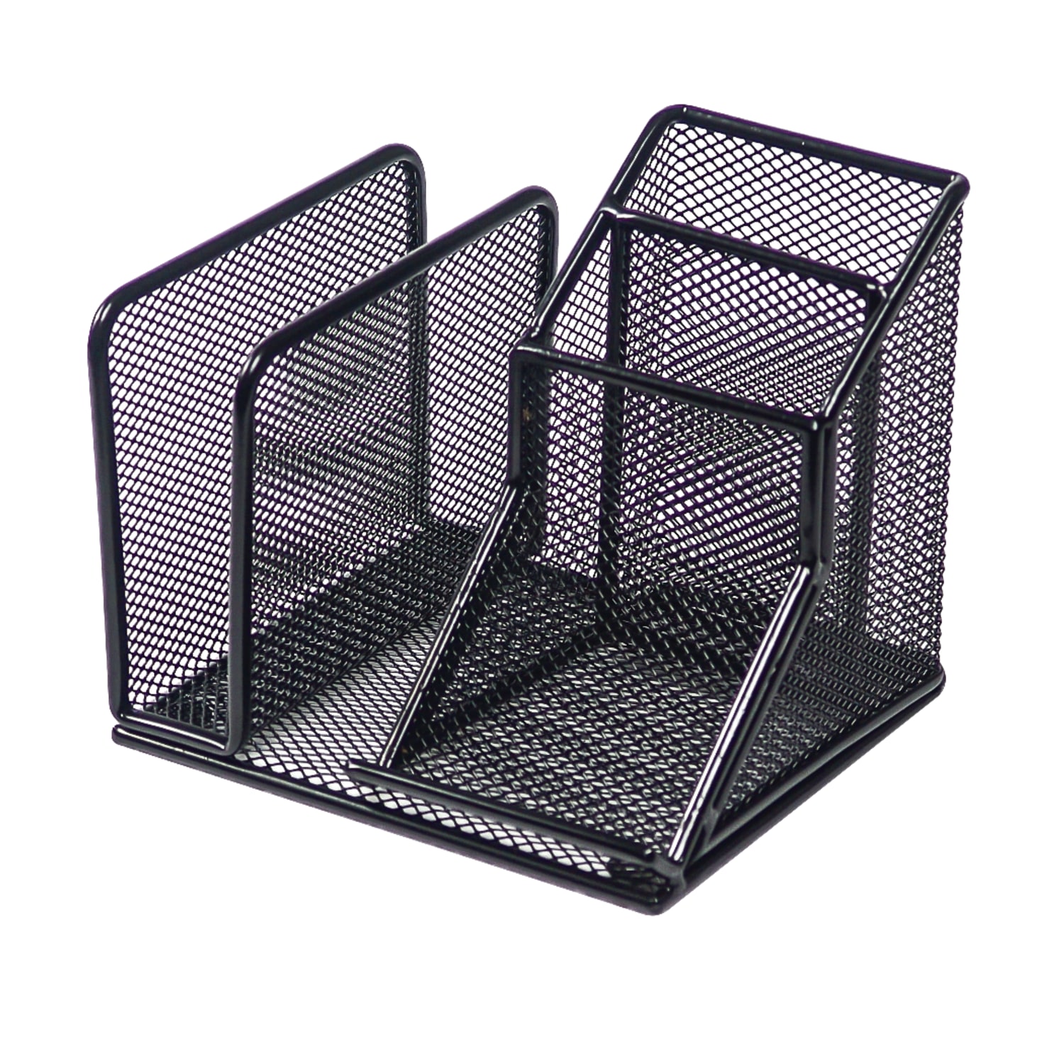 Office Depot Brand Mesh Desk Organizer, Black - Image 3