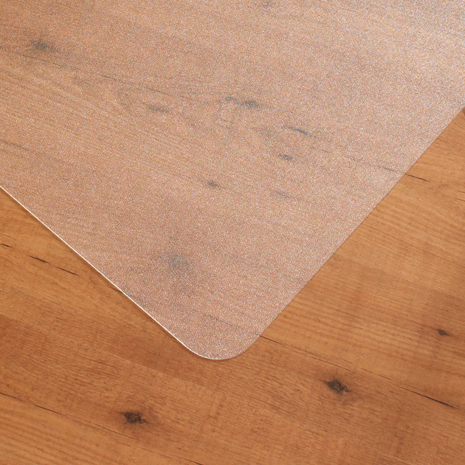 Floortex Valuemat Plus Polycarbonate Rectangular Chair Mat For Hard Floors , 48in x 51in, Clear - Image 4