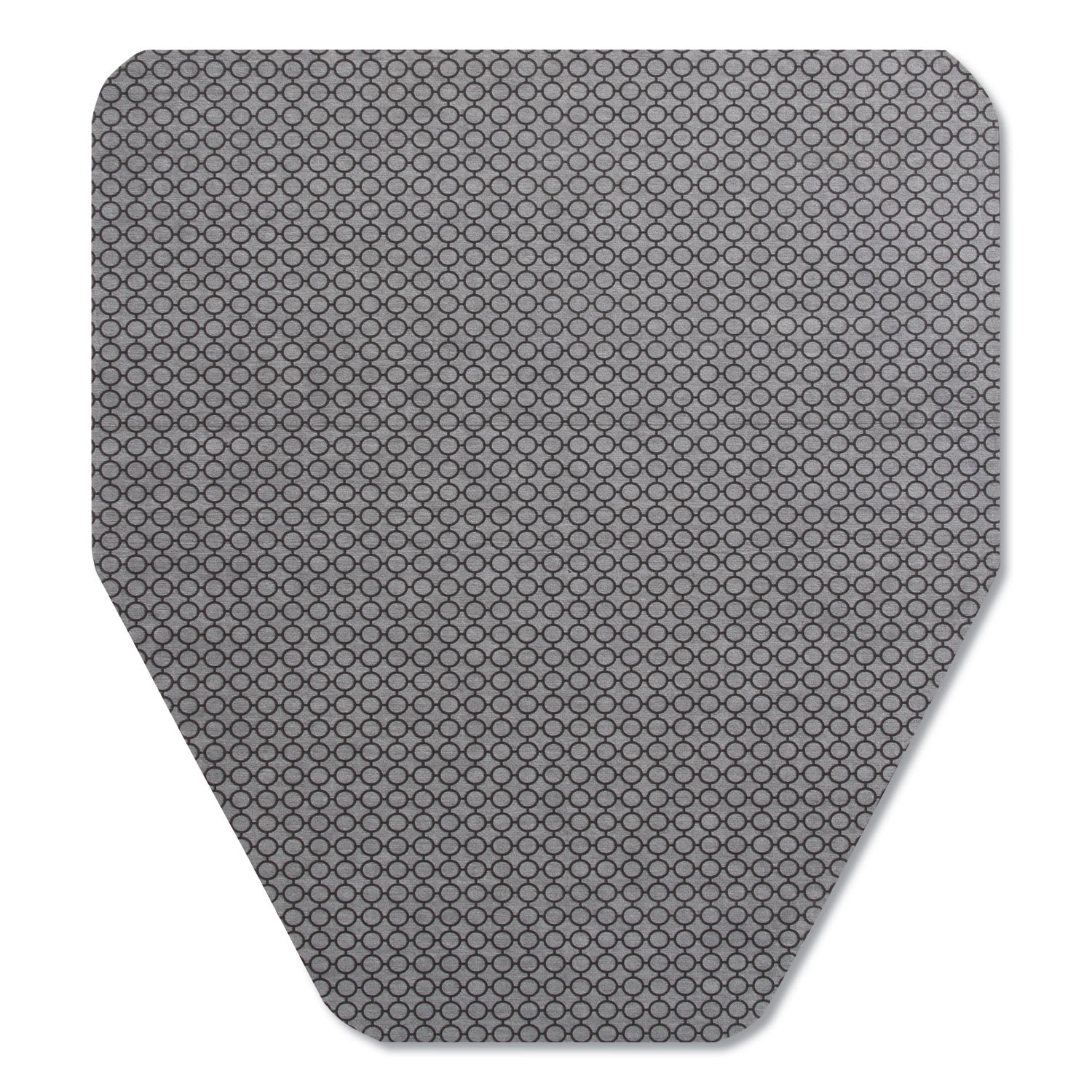 TOLCO Komodo Urinal Mat, 18 x 20, Gray, 6/Carton