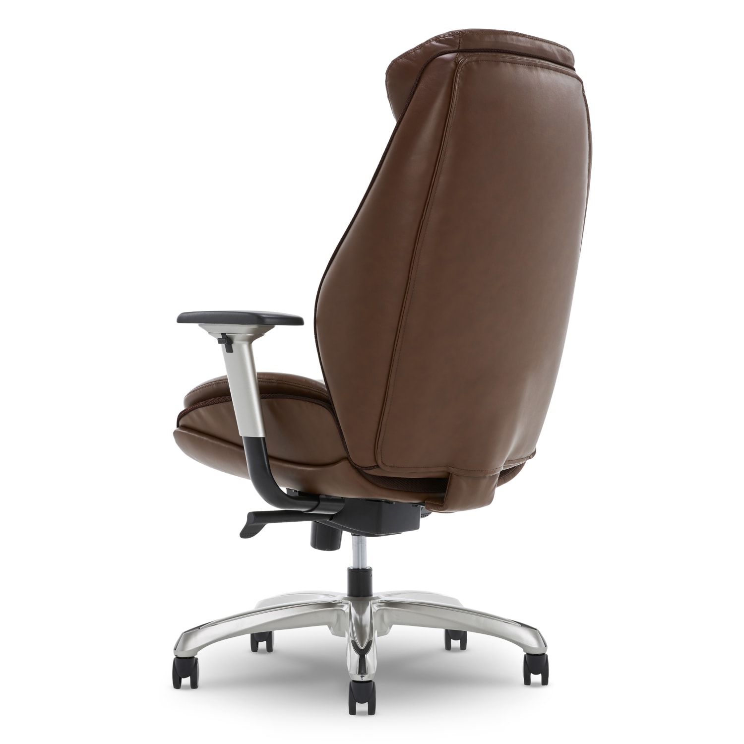 Shaquille O-Neal Zethus Ergonomic Bonded Leather High-Back Executive Office Chair, Brown - Image 6
