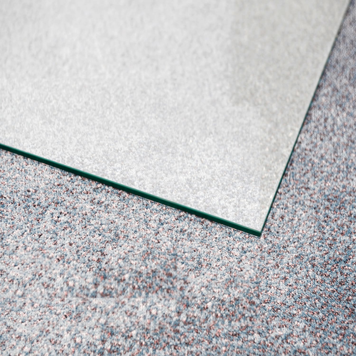 Floortex Glaciermat Heavy-Duty Glass Chair Mat For Hard Floors And Carpets, 36in x 42in, Crystal Clear - Image 6