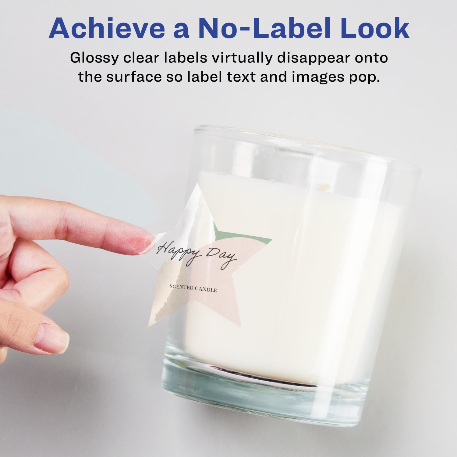 Avery Glossy Permanent Labels With Sure Feed, 94610-CGF25, Star, 3/4in x 3/4in, Clear, Pack Of 2,000 - Image 3