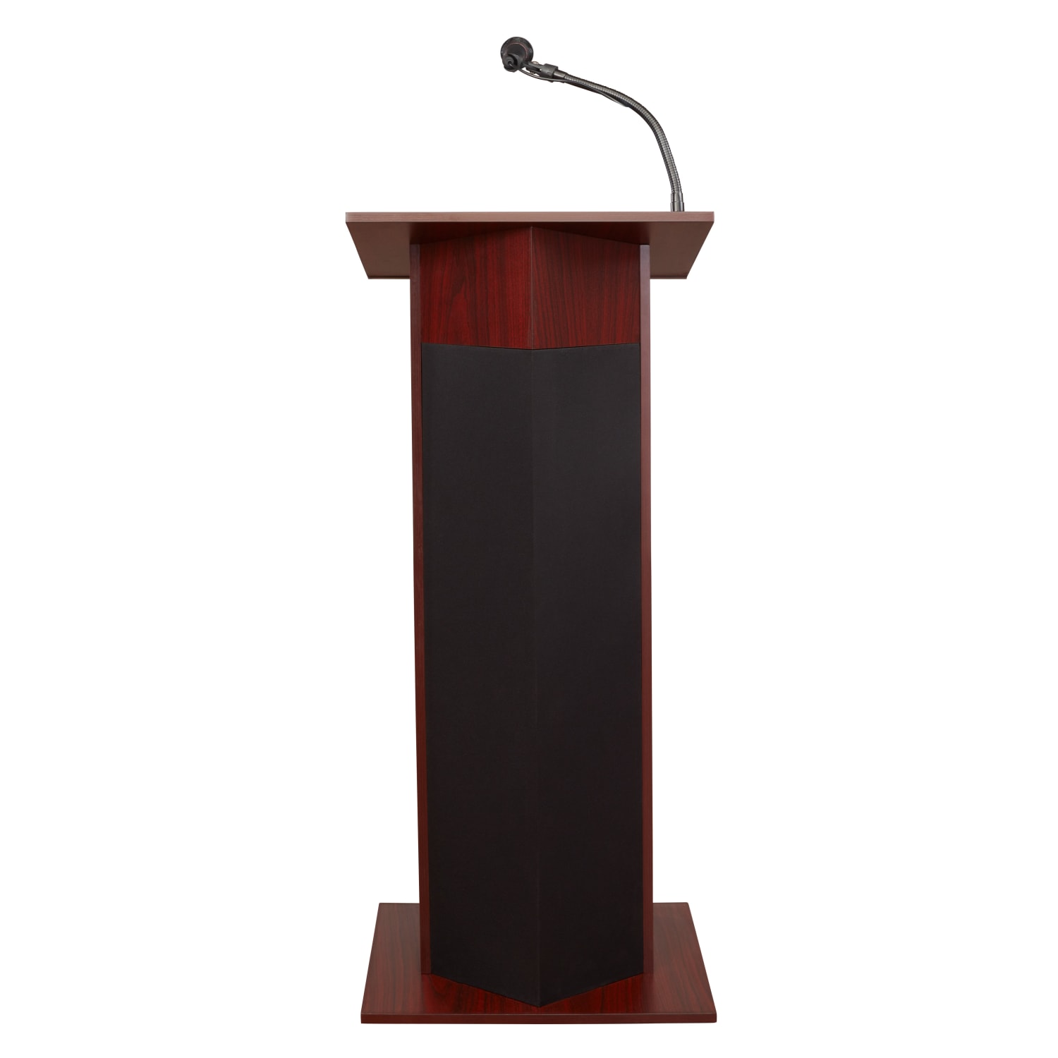 Oklahoma Sound? The Power Plus Lectern With Wireless Tie Clip/Lavalier Microphone, Medium Oak - Image 5