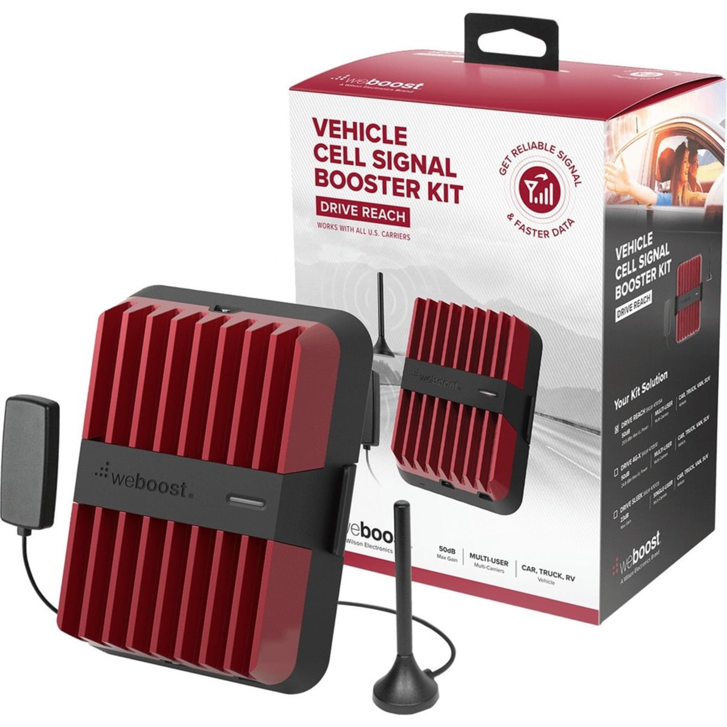weBoost Drive Reach In-Vehicle Cell Signal Booster Kit, 470154 - Image 3