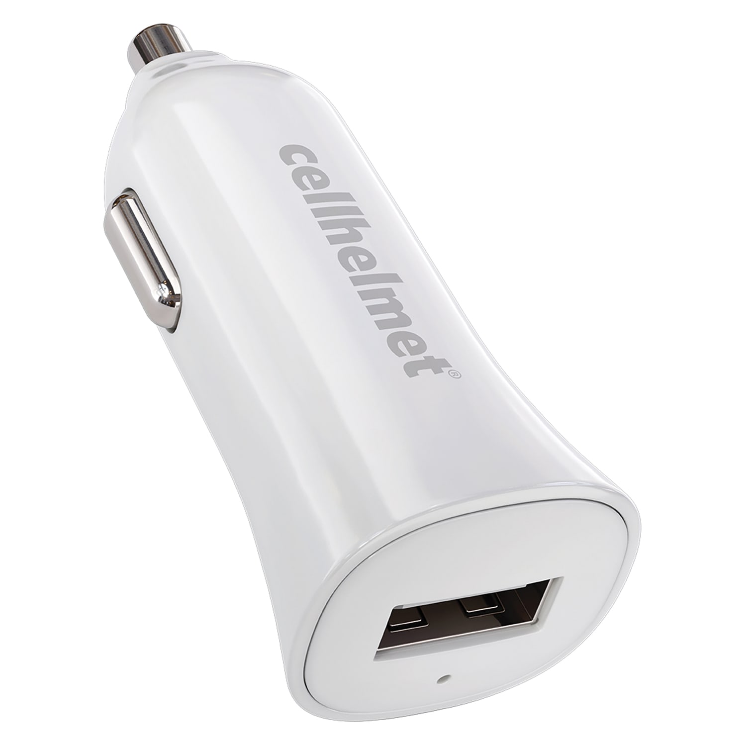cellhelmet 2.4-Amp Single-USB Car Charger, White