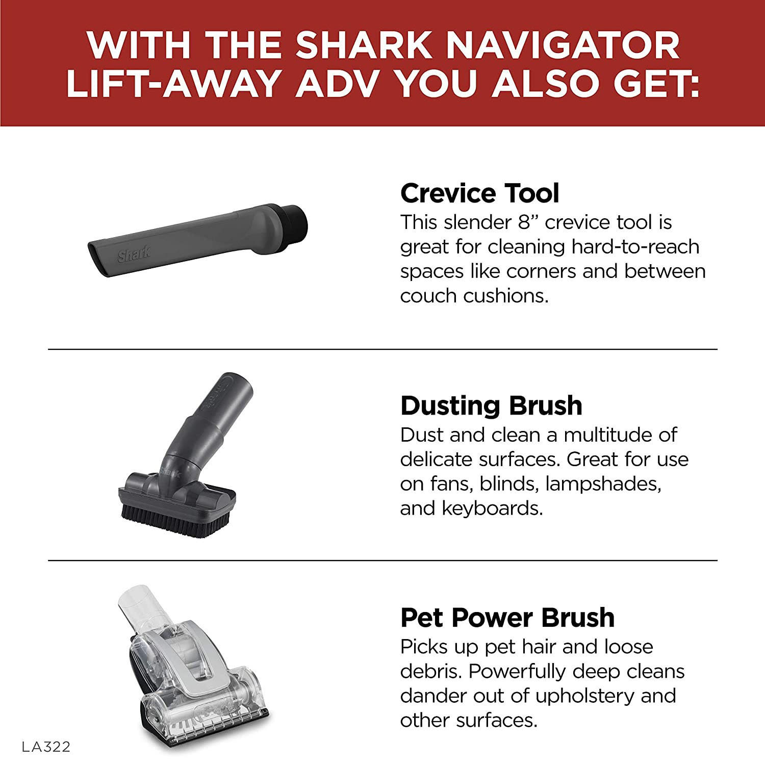 Shark Navigator Lift-Away ADV Upright Vacuum Cleaner, Black - Image 5